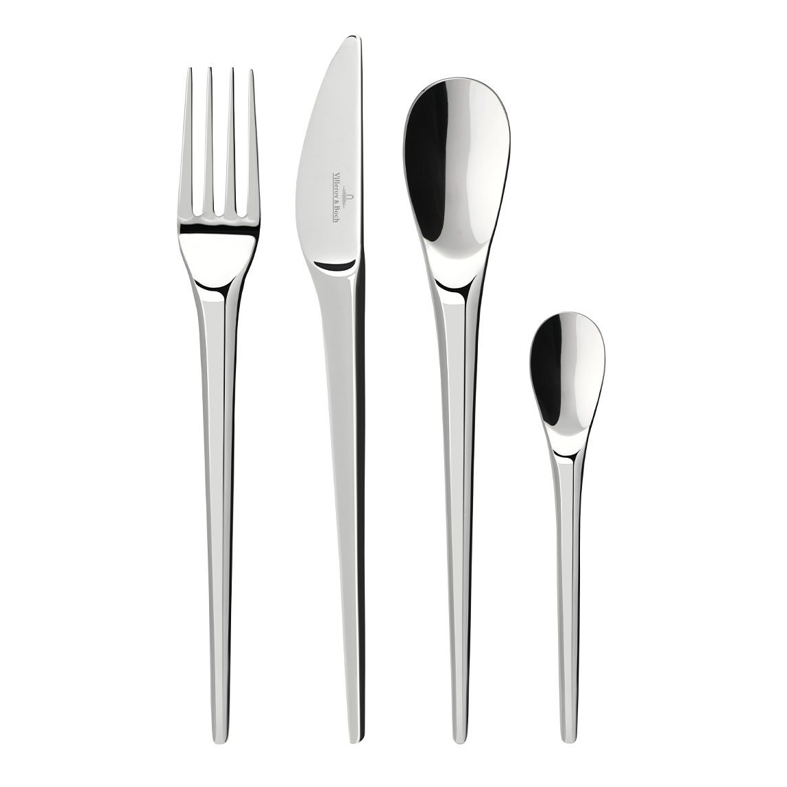 villeroy boch new moon bestekset 24 delig gepolijst rvs