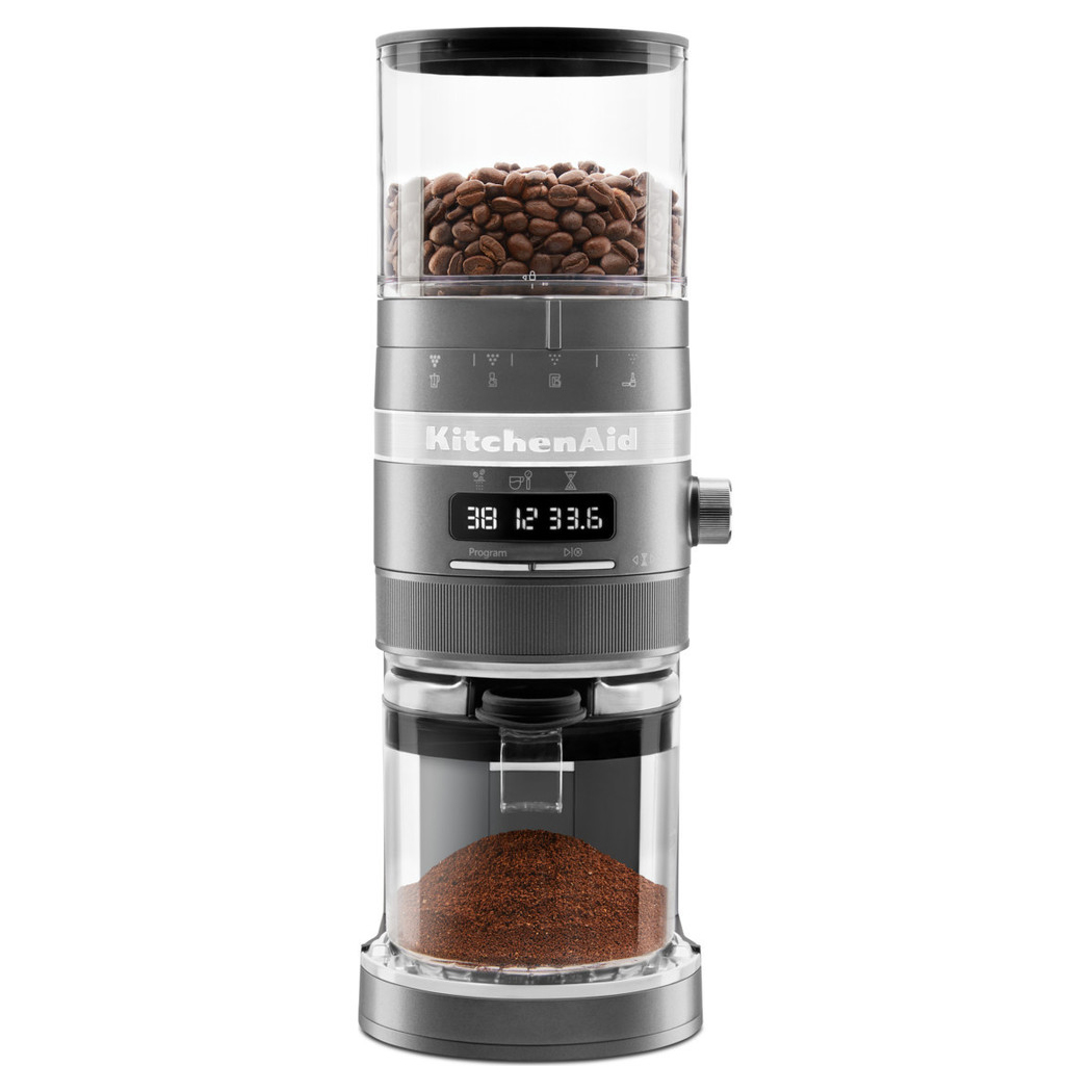 kitchenaid artisan koffiemolen 5kcg8433ems tingrijs