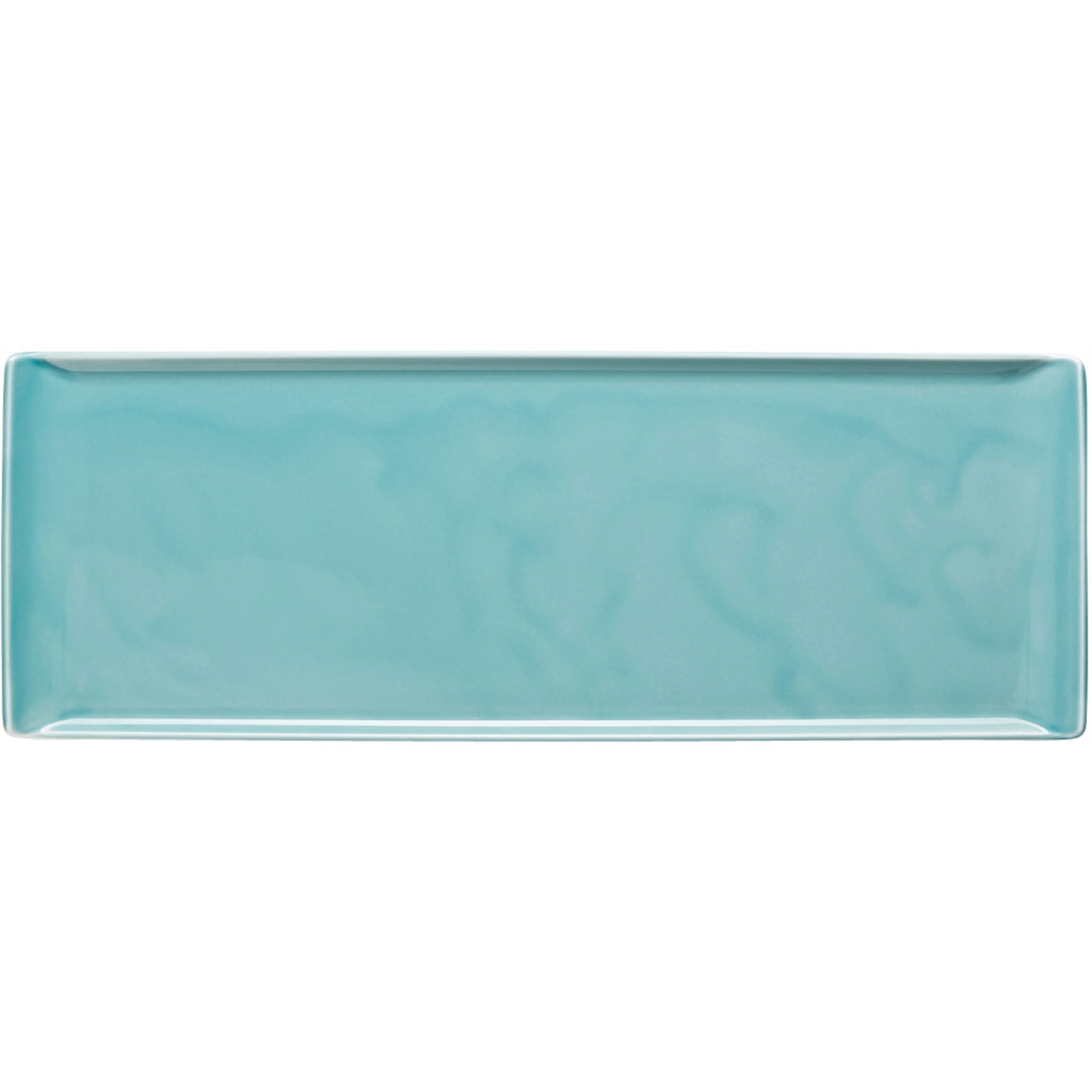 rosenthal mesh rechthoekige schaal 41x15cm aqua