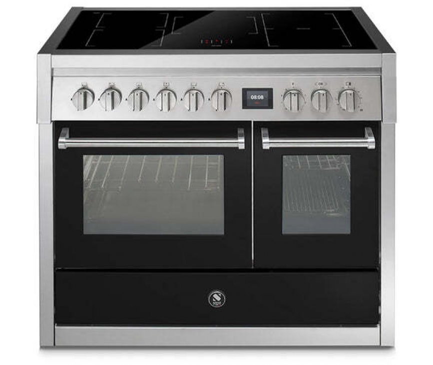 steel genesi gq10sf 5fi ba inductiefornuis 100cm zwart
