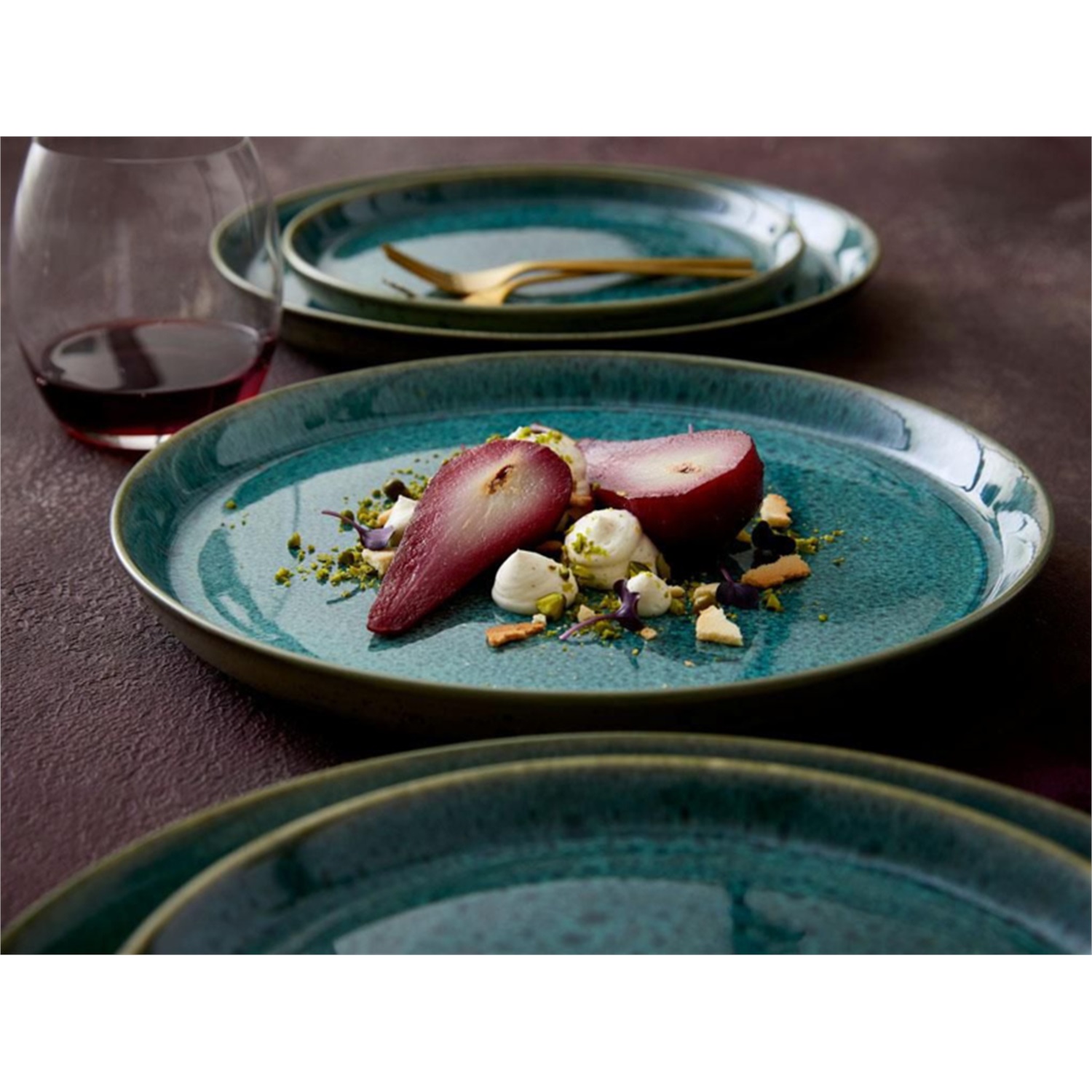 bitz-ontbijtbord-21cm-zwartgroen