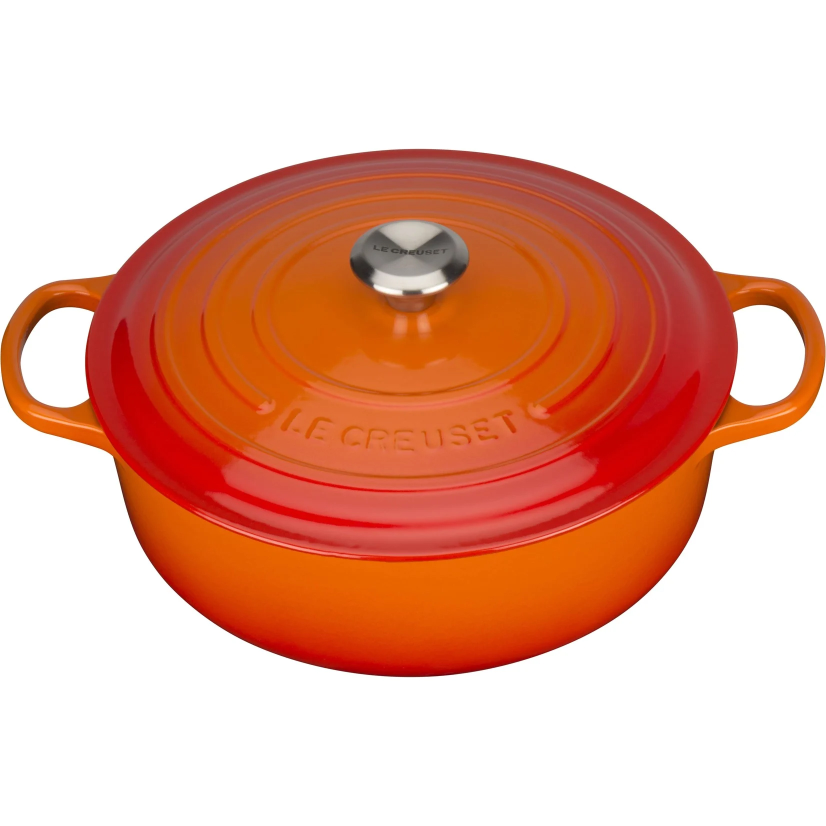 le-creuset-braadpan-laag-oranjerood