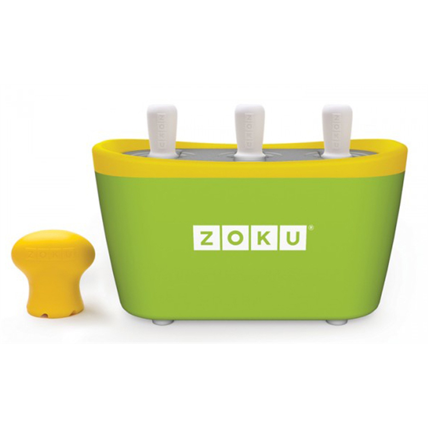 zoku quick pop trio ijsvorm 3 vaks groen
