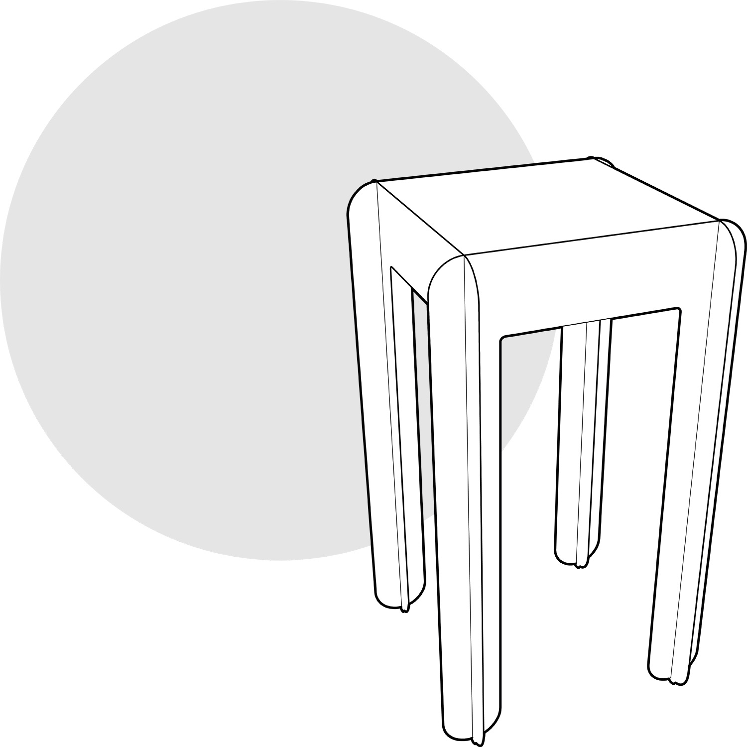 modubilo-statafel-hoog-met-basic-blad-105cm