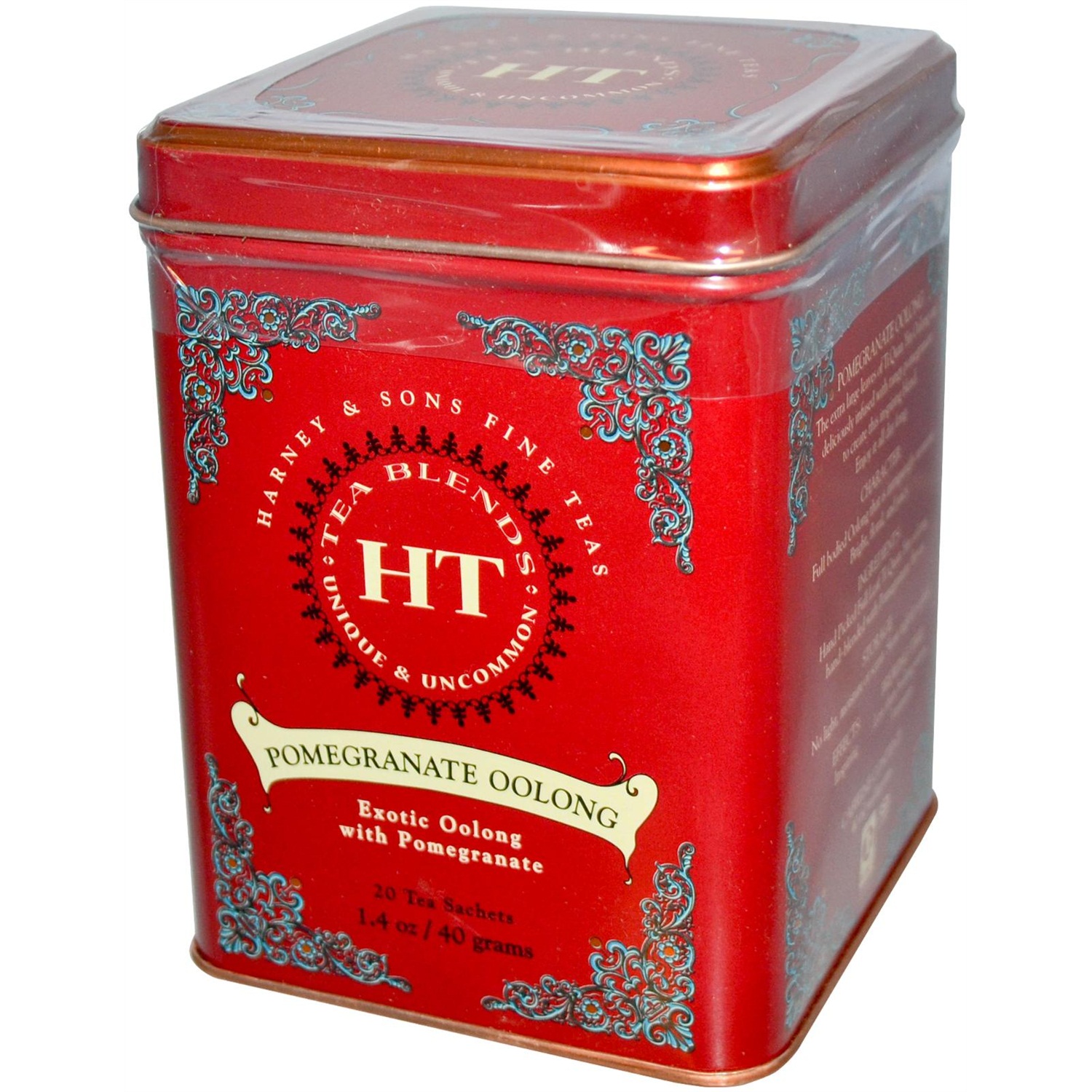 harney sons pomegranate oolongthee 20 zakjes