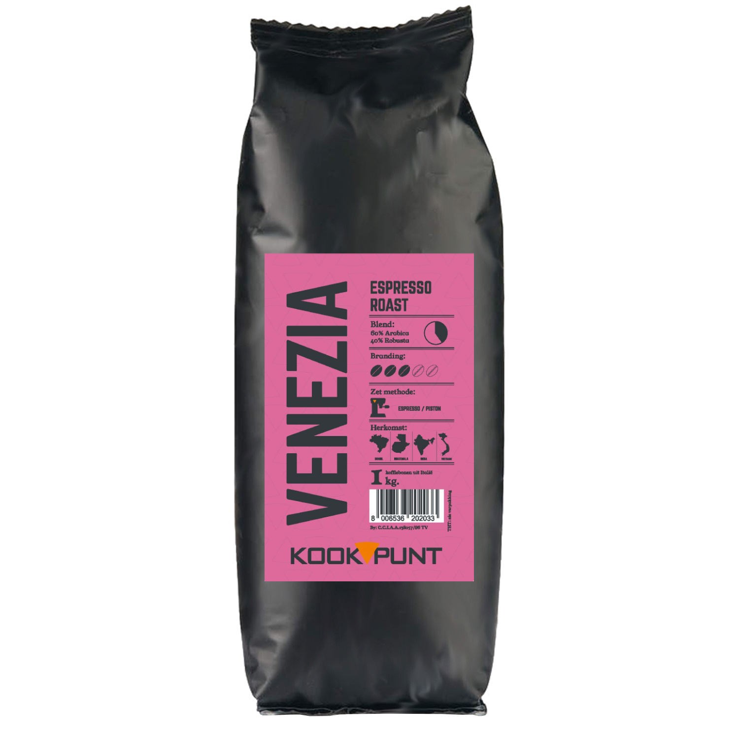 kookpunt-venezia-koffiebonen-6kg