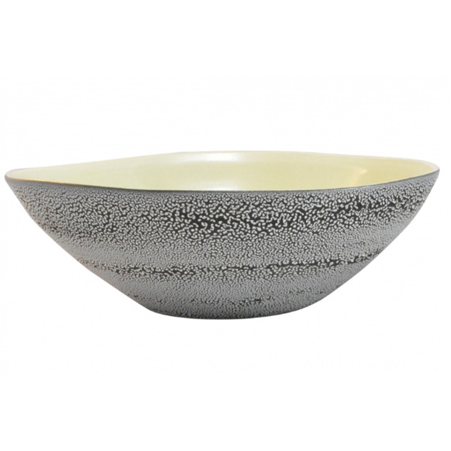 dassie artisan mud pan salade schaal 33cm