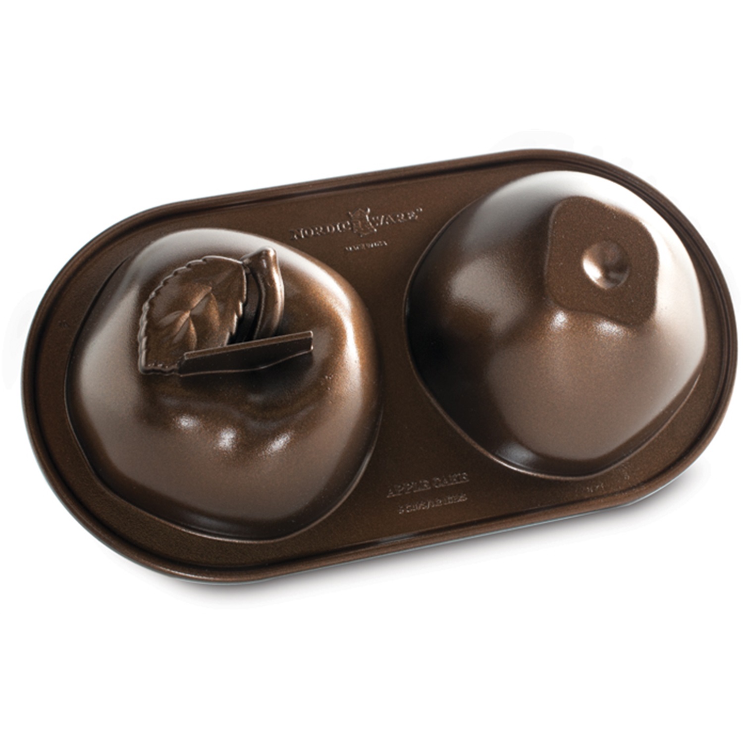 nordic ware 3d apple cake bakvorm 2 vaks brons