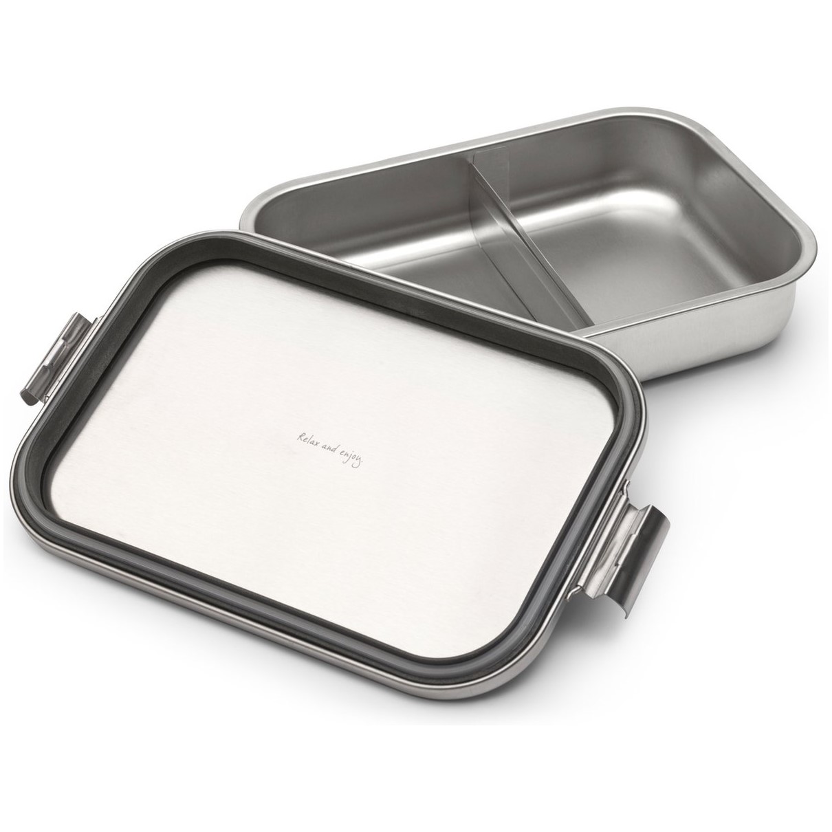brabantia make take lunchbox l mat staal