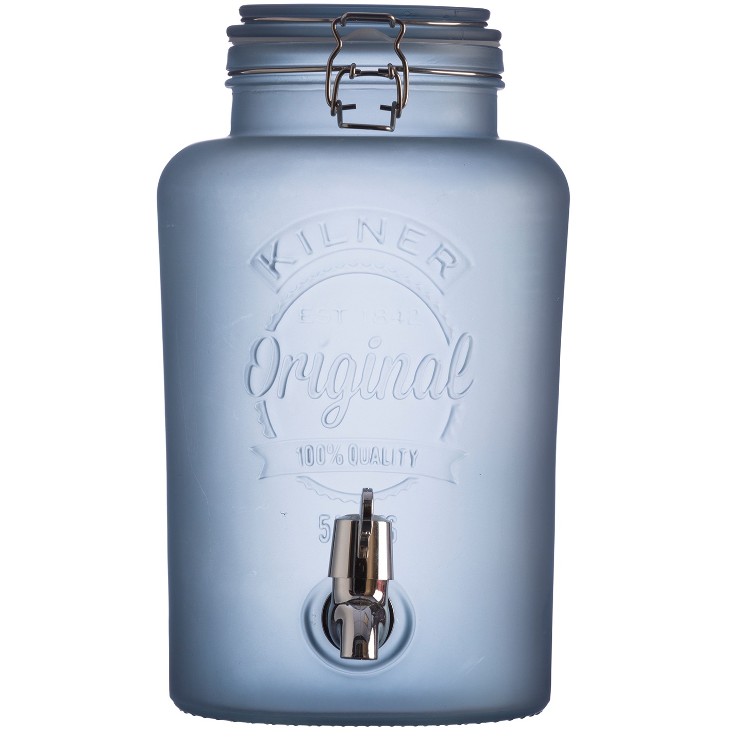 kilner-frosted-limonadetap-5l-blauw
