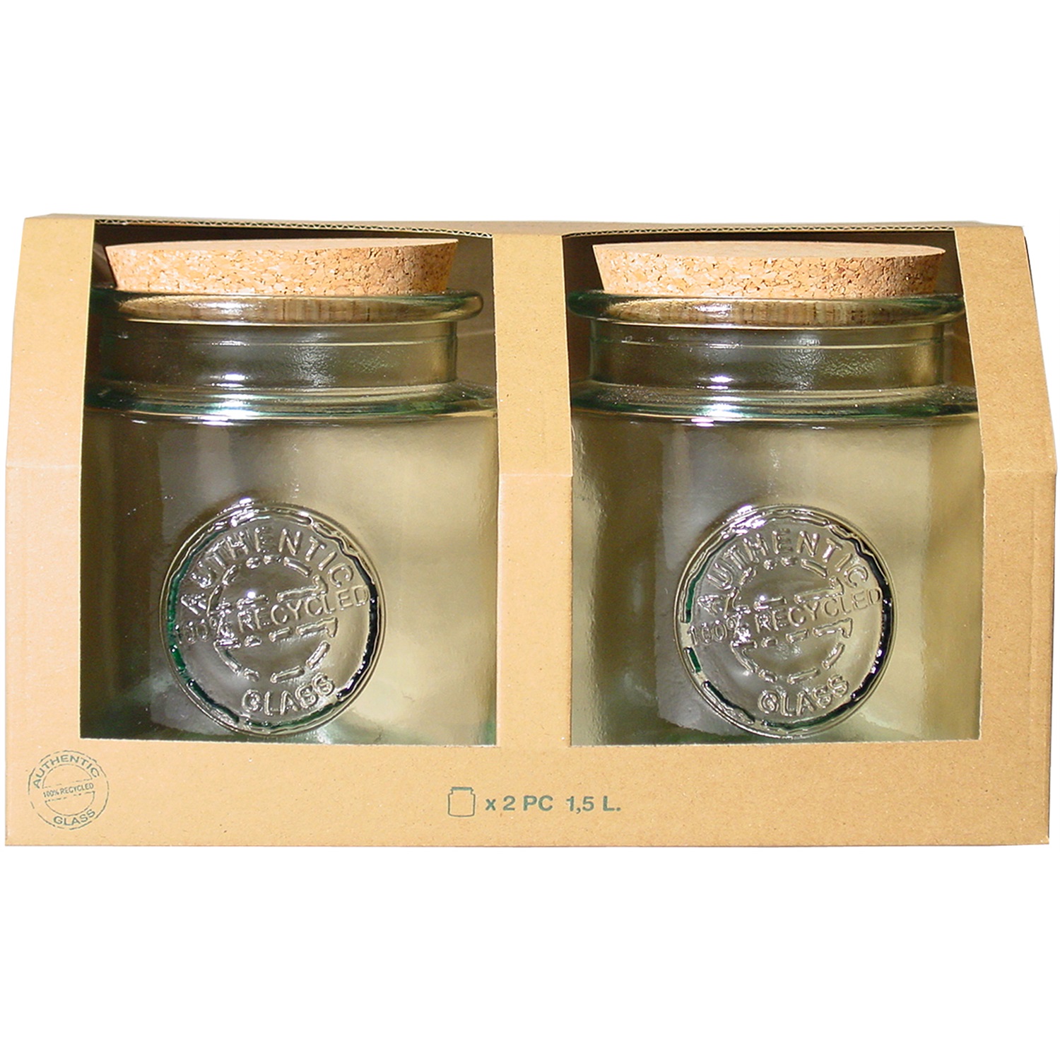 kookpunt san miguel authentieke voorraadpotten met kurkdoppen 15l 2 stuks