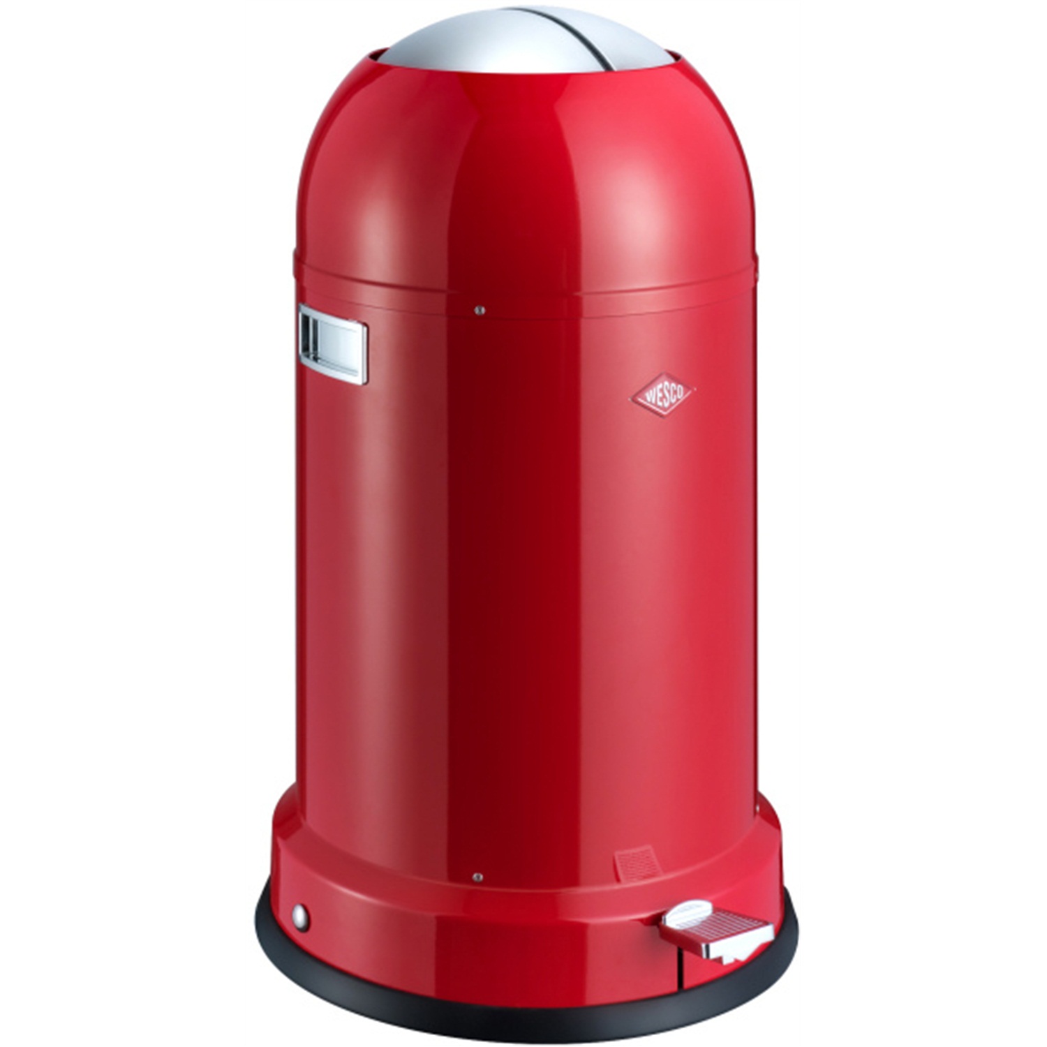 wesco-kickmaster-classic-line-soft-afvalemmer-rood
