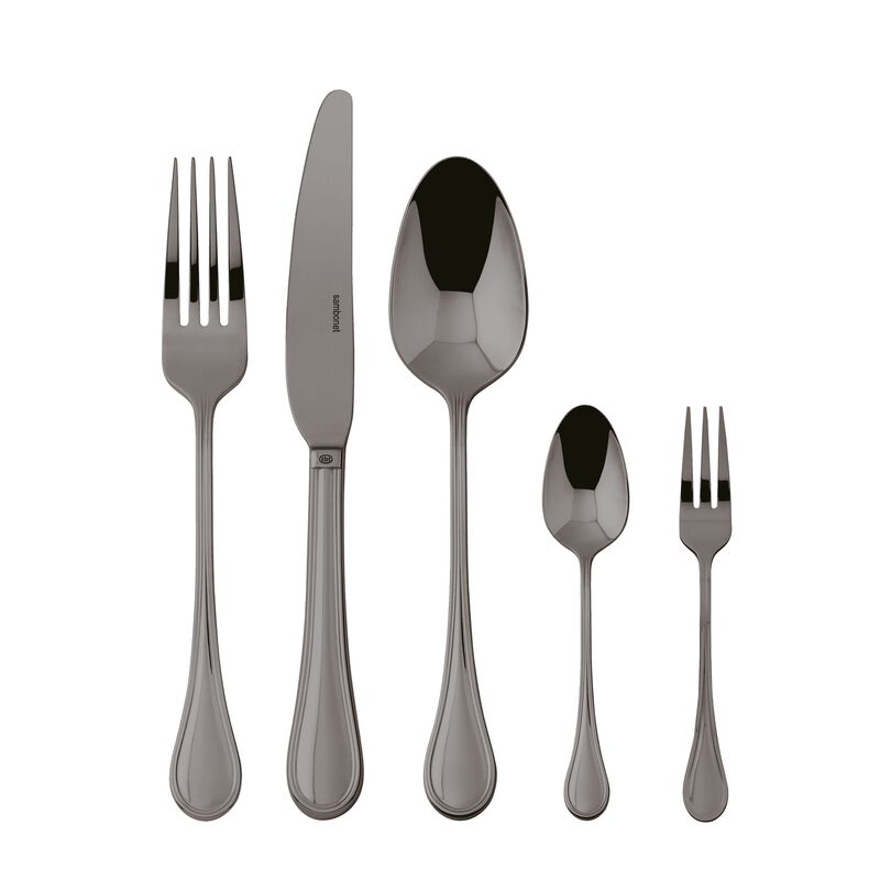 sambonet royal bestekset 52763kn2 60 delig zwart
