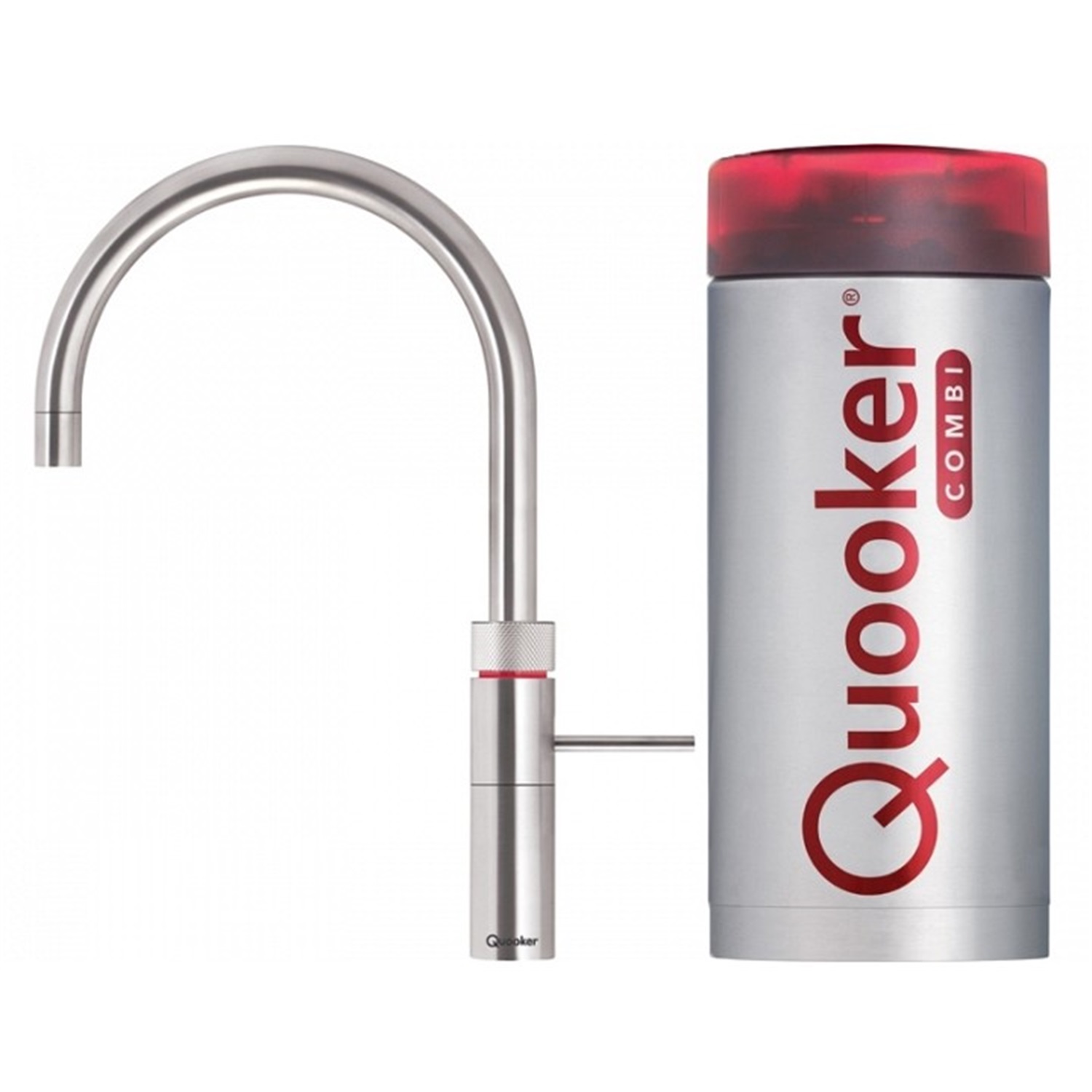 quooker fusion round kokendwaterkraan met combi reservoir 22frrvs rvs