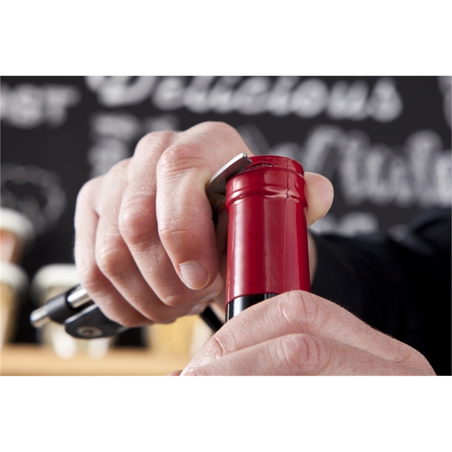 vacuvin-single-pull-kurkentrekker-zwart