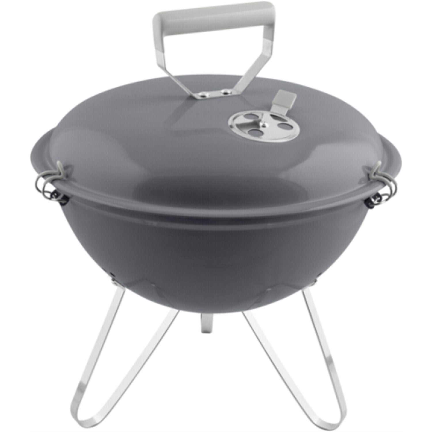 dangrill picnic houtskoolbarbecue 37cm grijs
