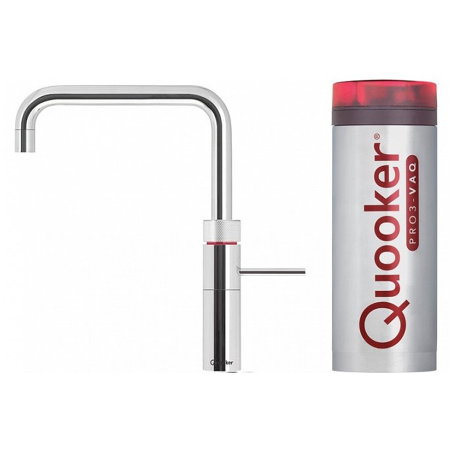 quooker fusion square kokendwaterkraan met pro3 vaq reservoir 3fschr chroom
