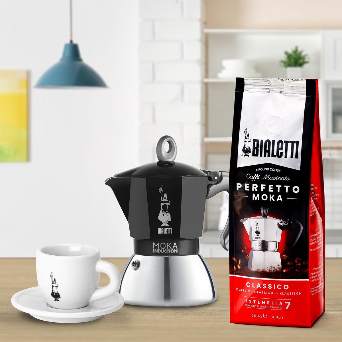 bialetti-new-moka-inductie-percolator-4-kops-zwart