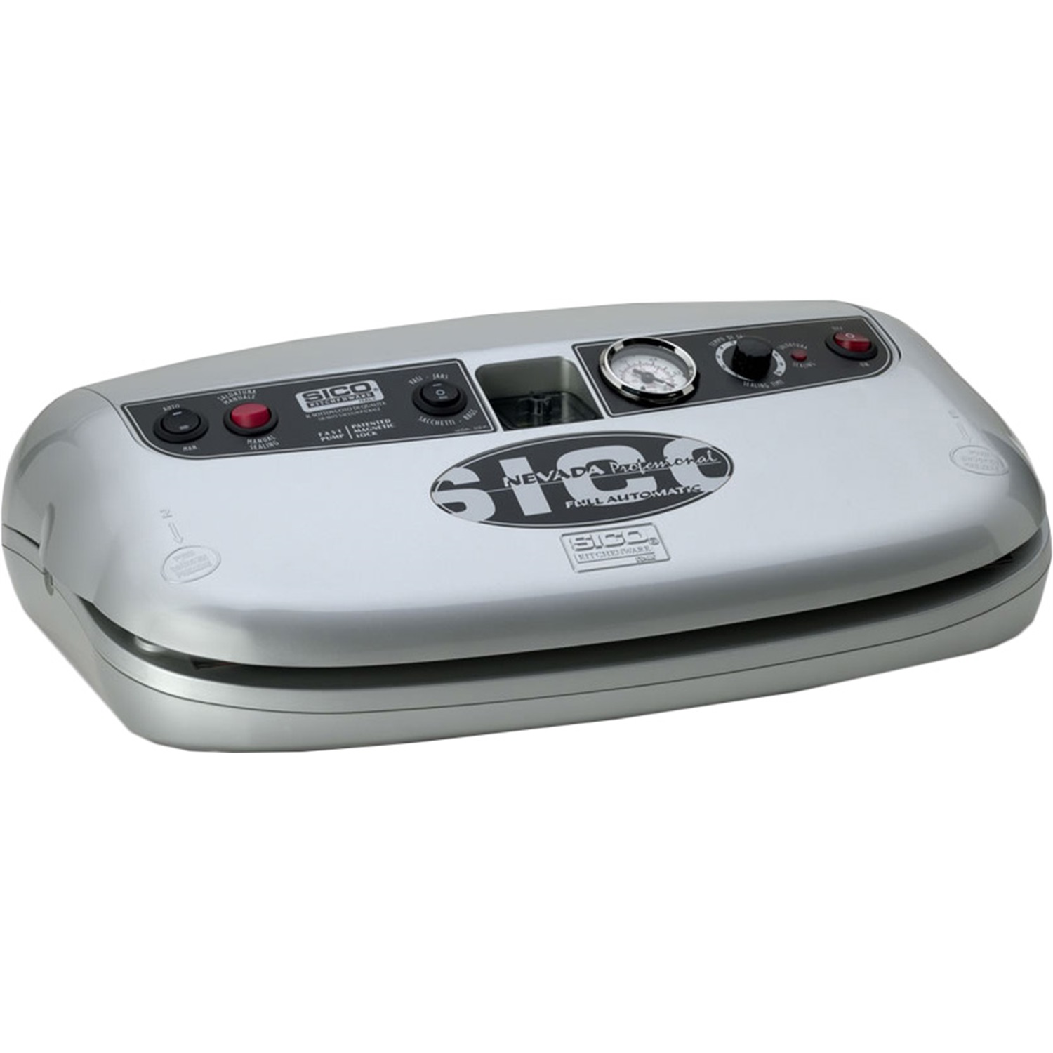sico kitchenware nevada silver vacumeerapparaat