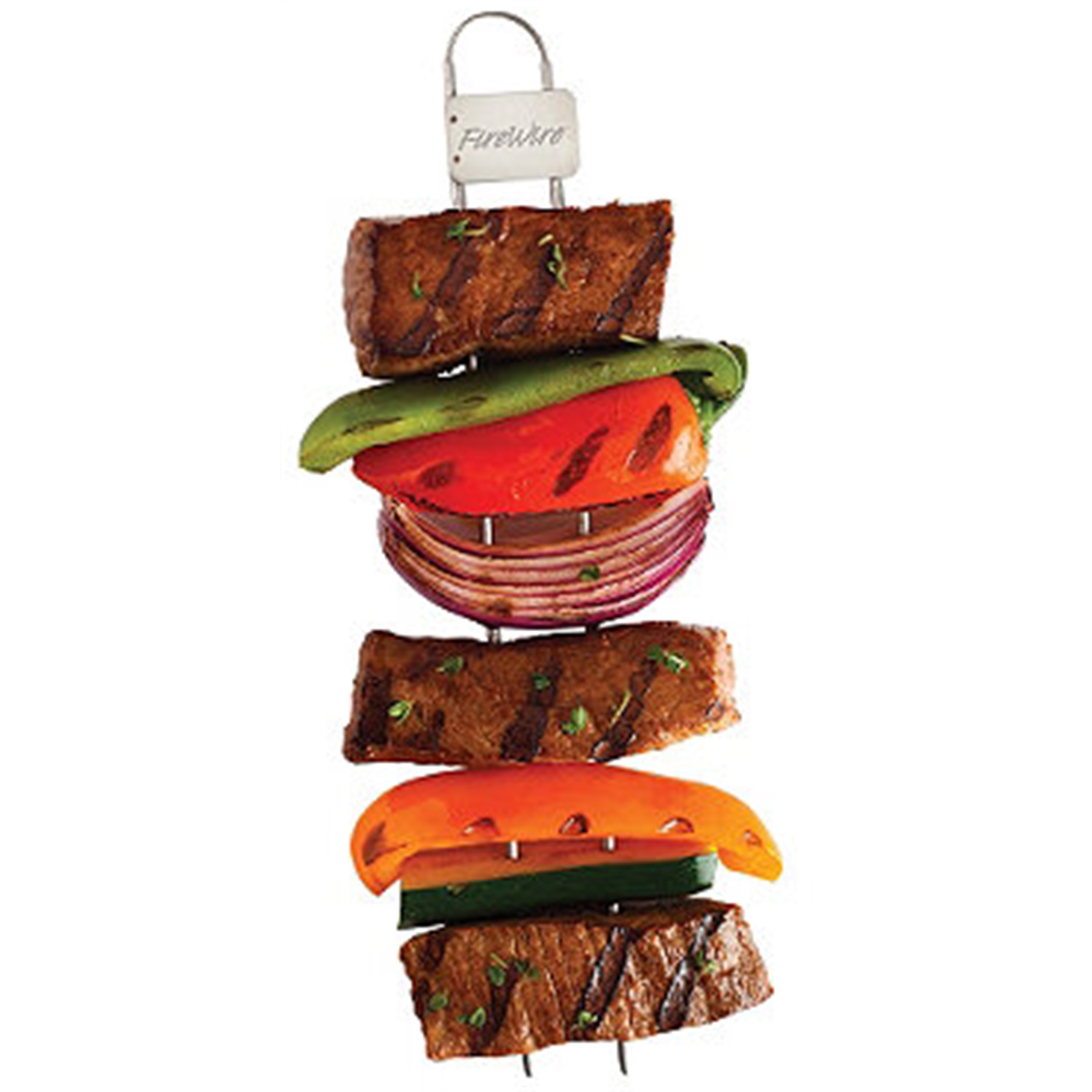 firewire dubbele bbq spiesen 4 stuks