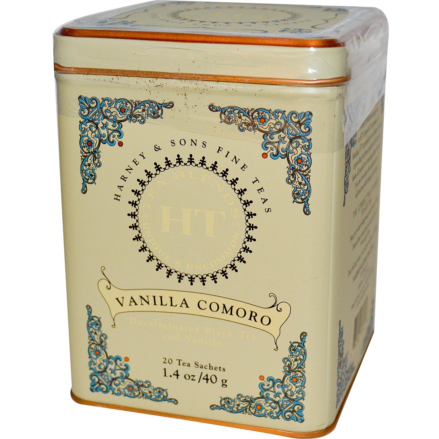 harney-sons-vanilla-comoro-zwarte-thee-20-zakjes