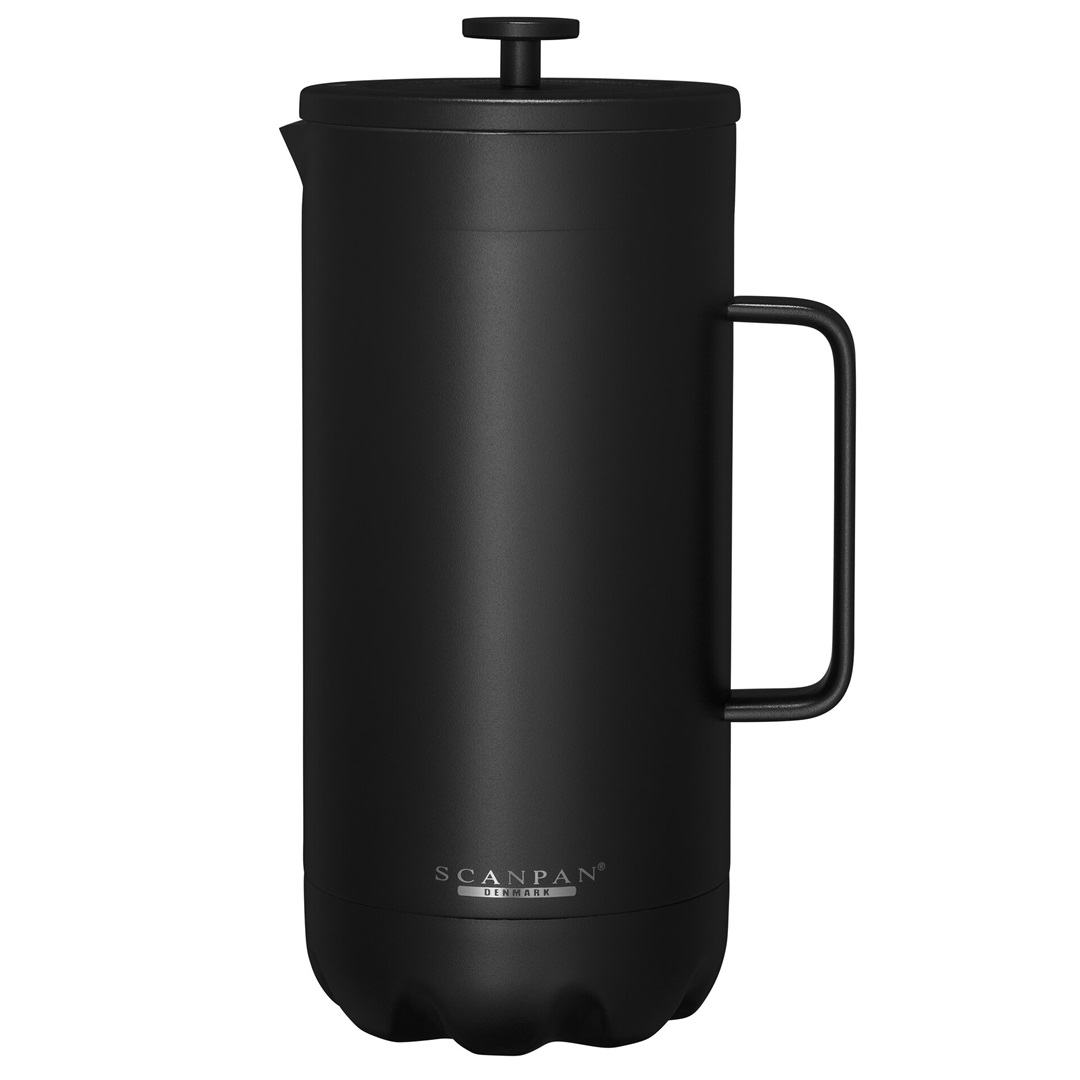 scanpan go cafetiere 1l black