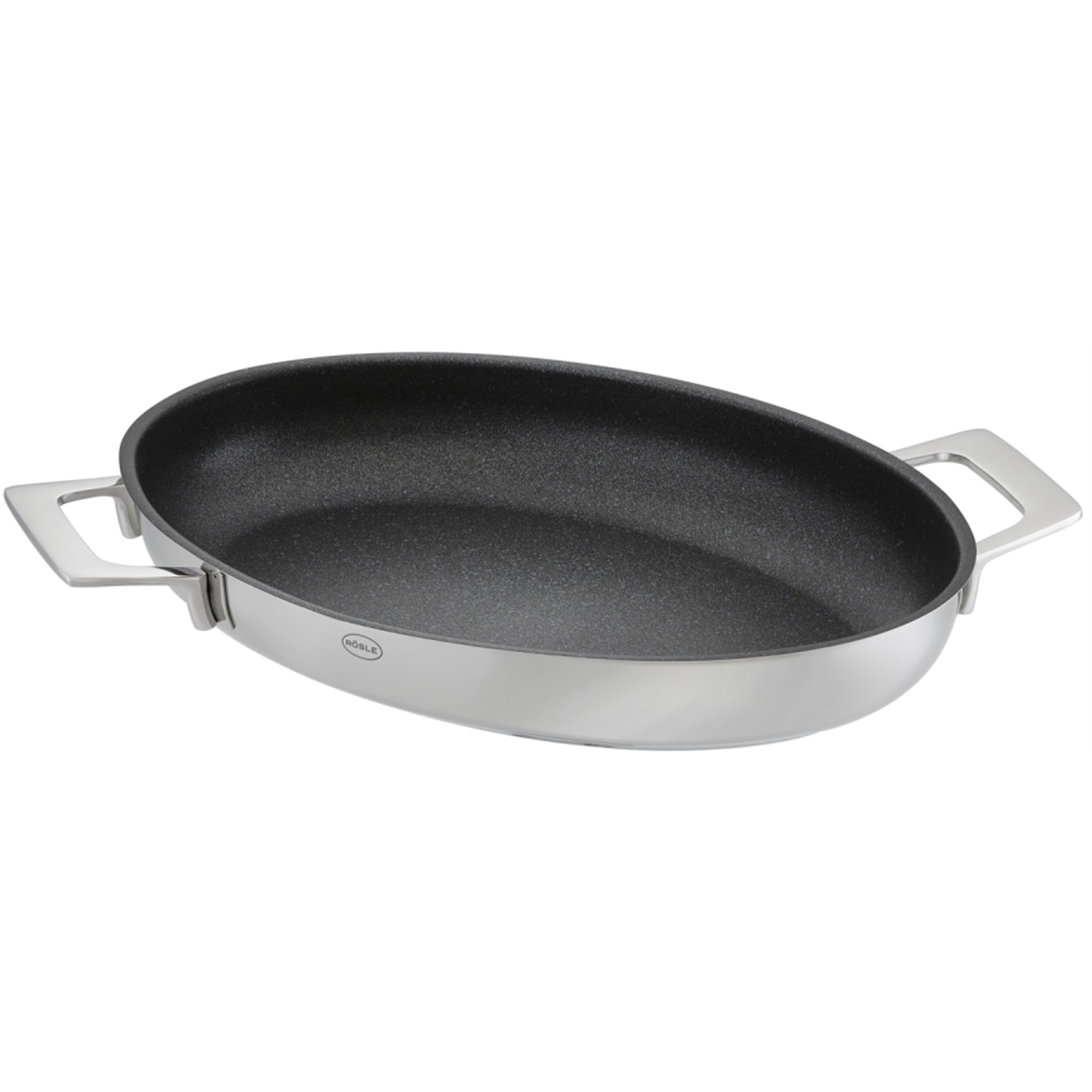 rosle silence vispan met anti aanbaklaag 37x25cm
