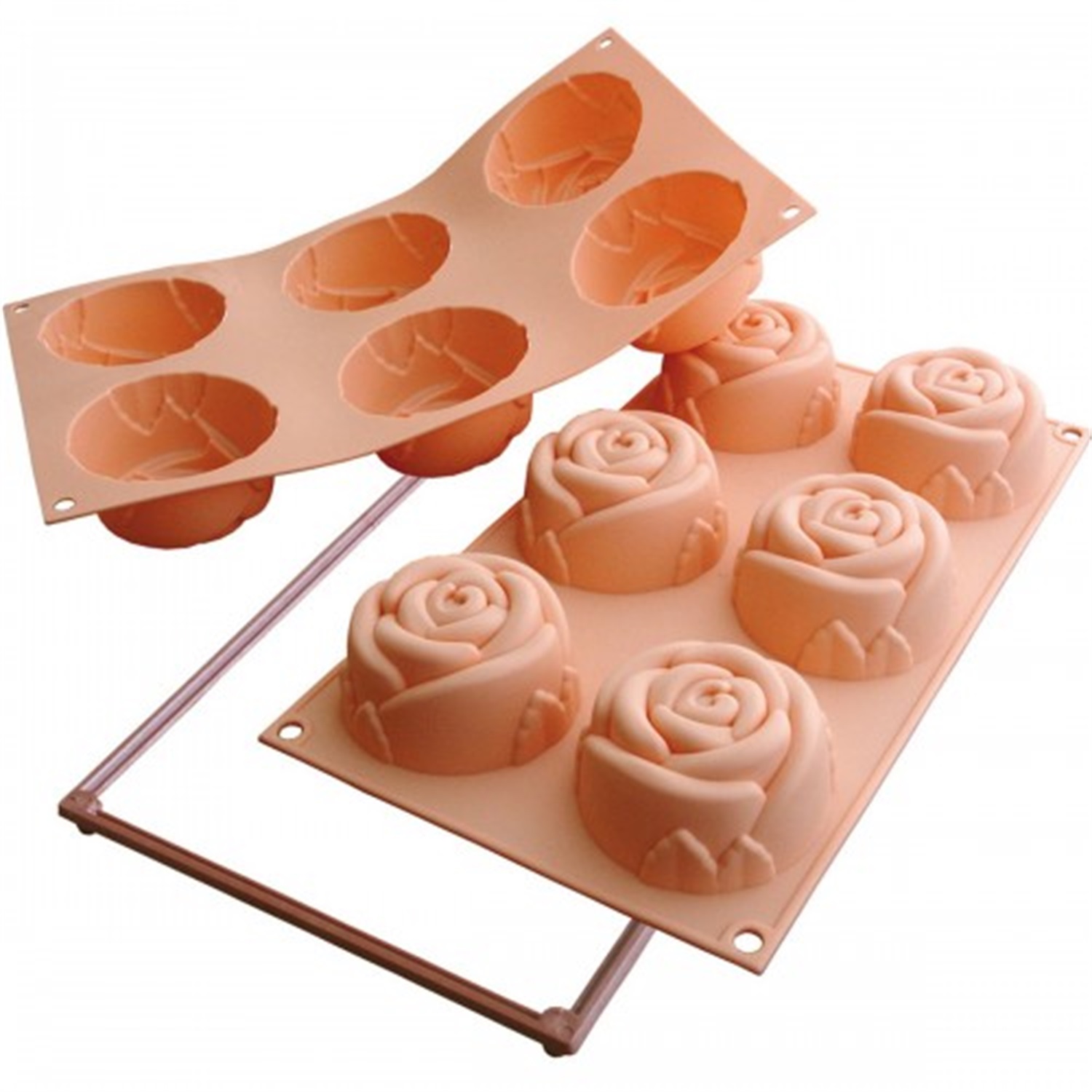 silikomart-uniflex-rose-bakvorm-met-safe-ring-sft315-6-vaks