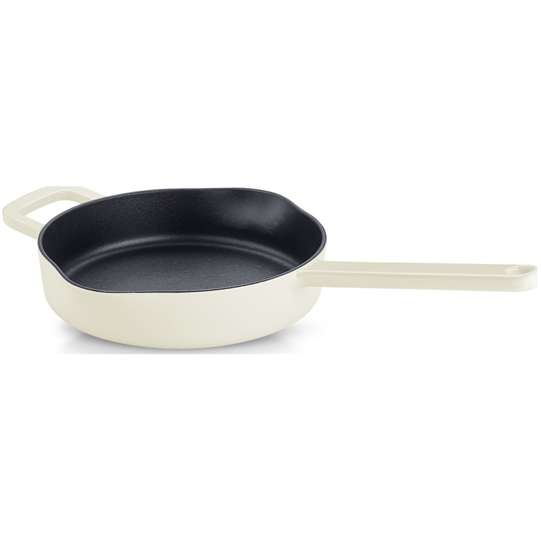 fissler moments collection koekenpan 24cm ivory white