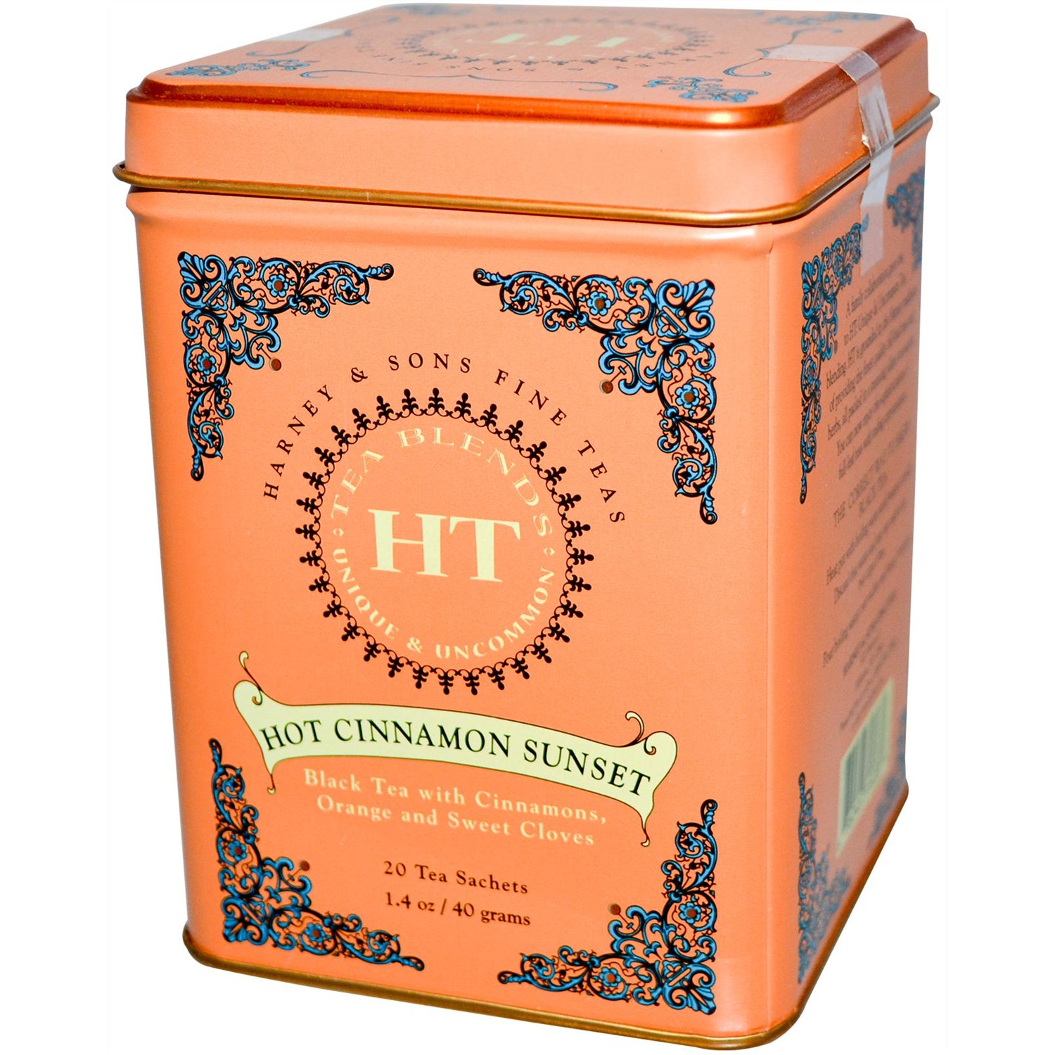 harney sons hot cinnamon sunset zwarte thee 20 zakjes