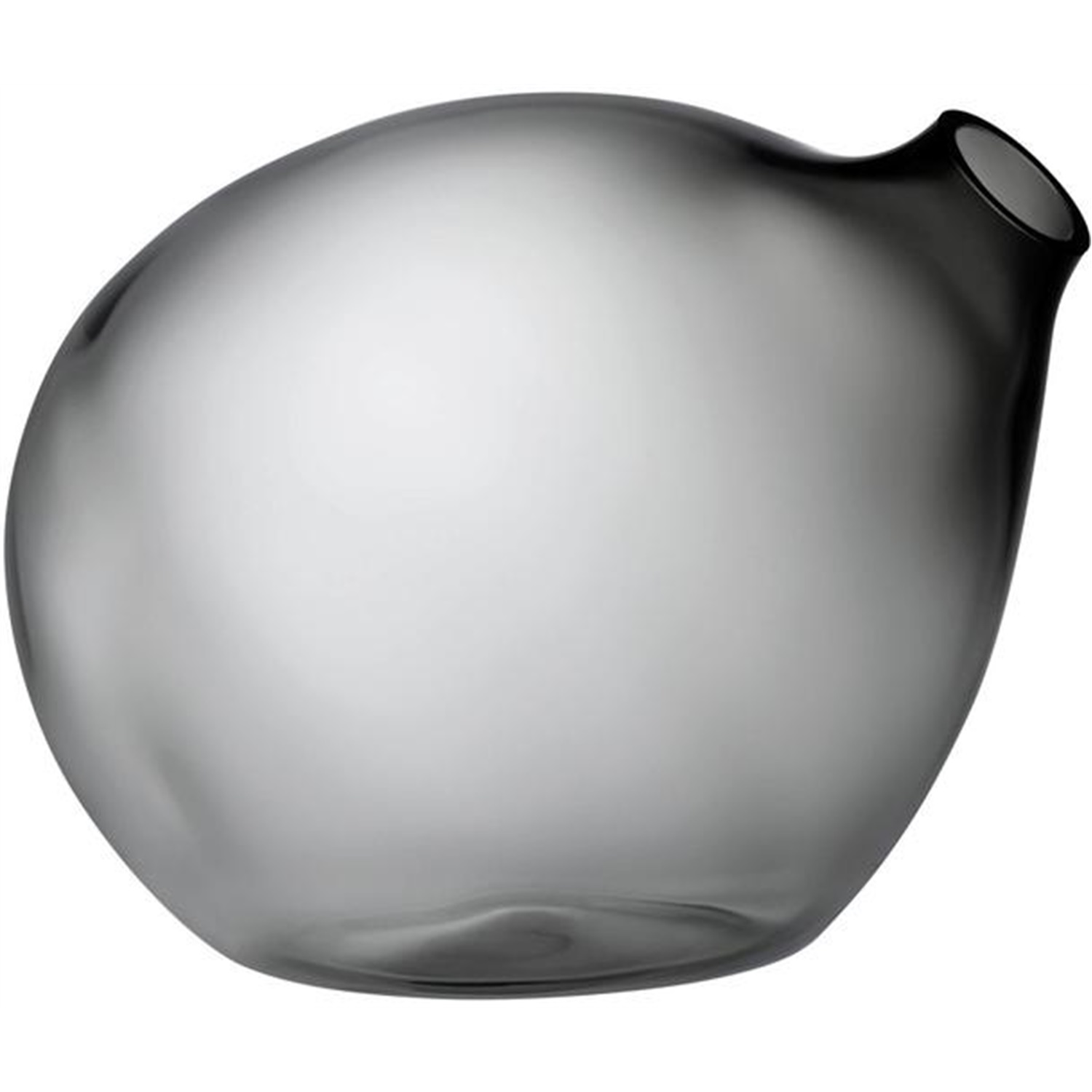 nude bubble vaas 40cm smoke grijs