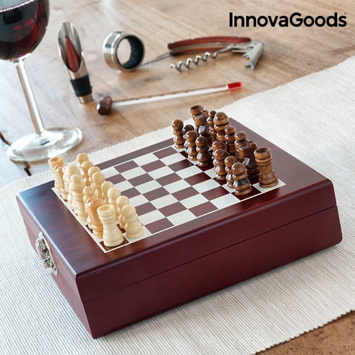 innovagoods-chess-wijnset