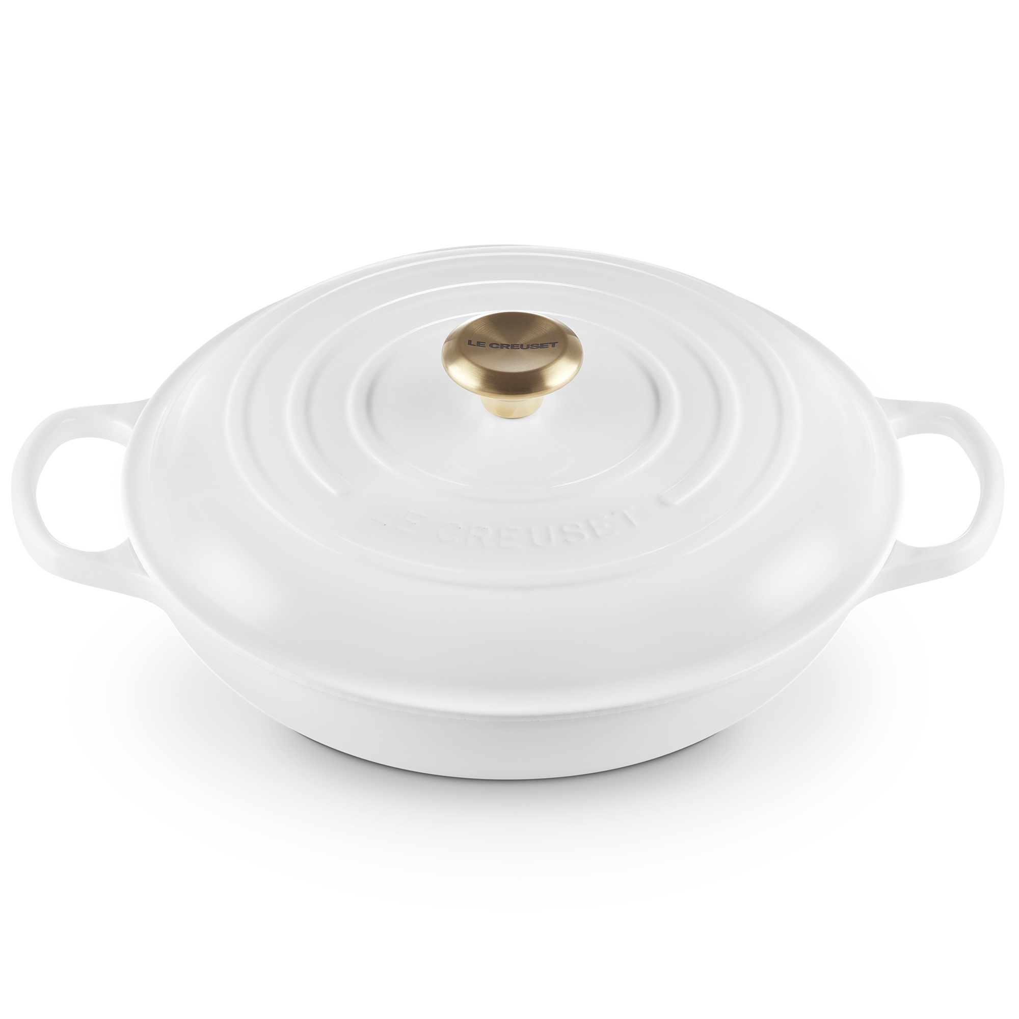 le creuset signature campagnard braadpan 30cm white