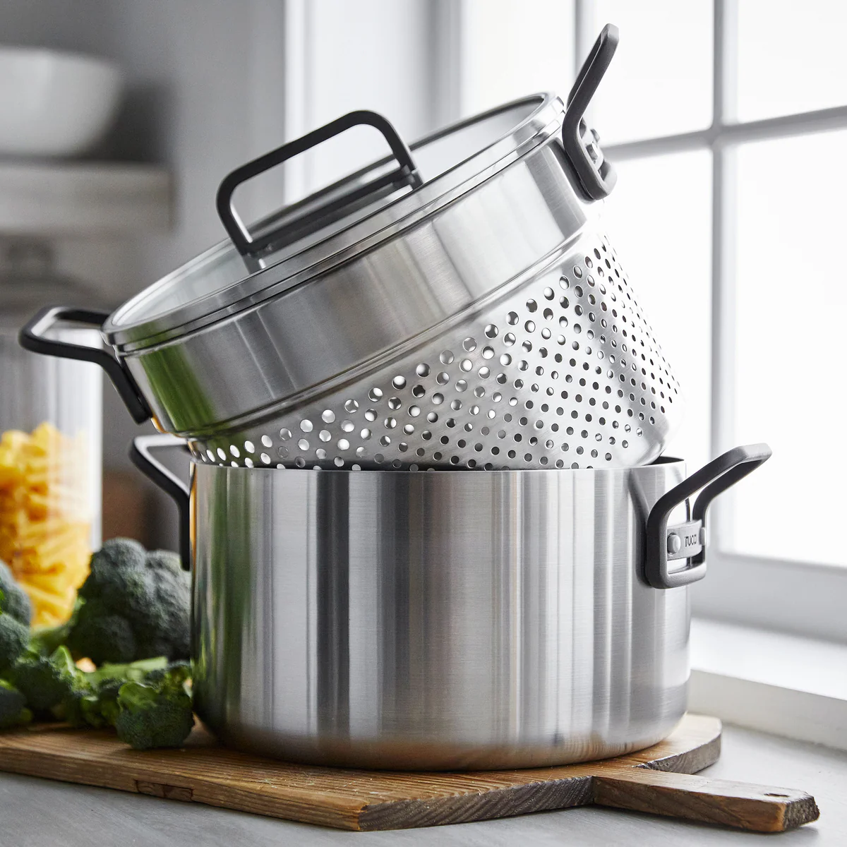 greenpan-stanley-tucci-tri-ply-pannenset,-7-delig-rvs5