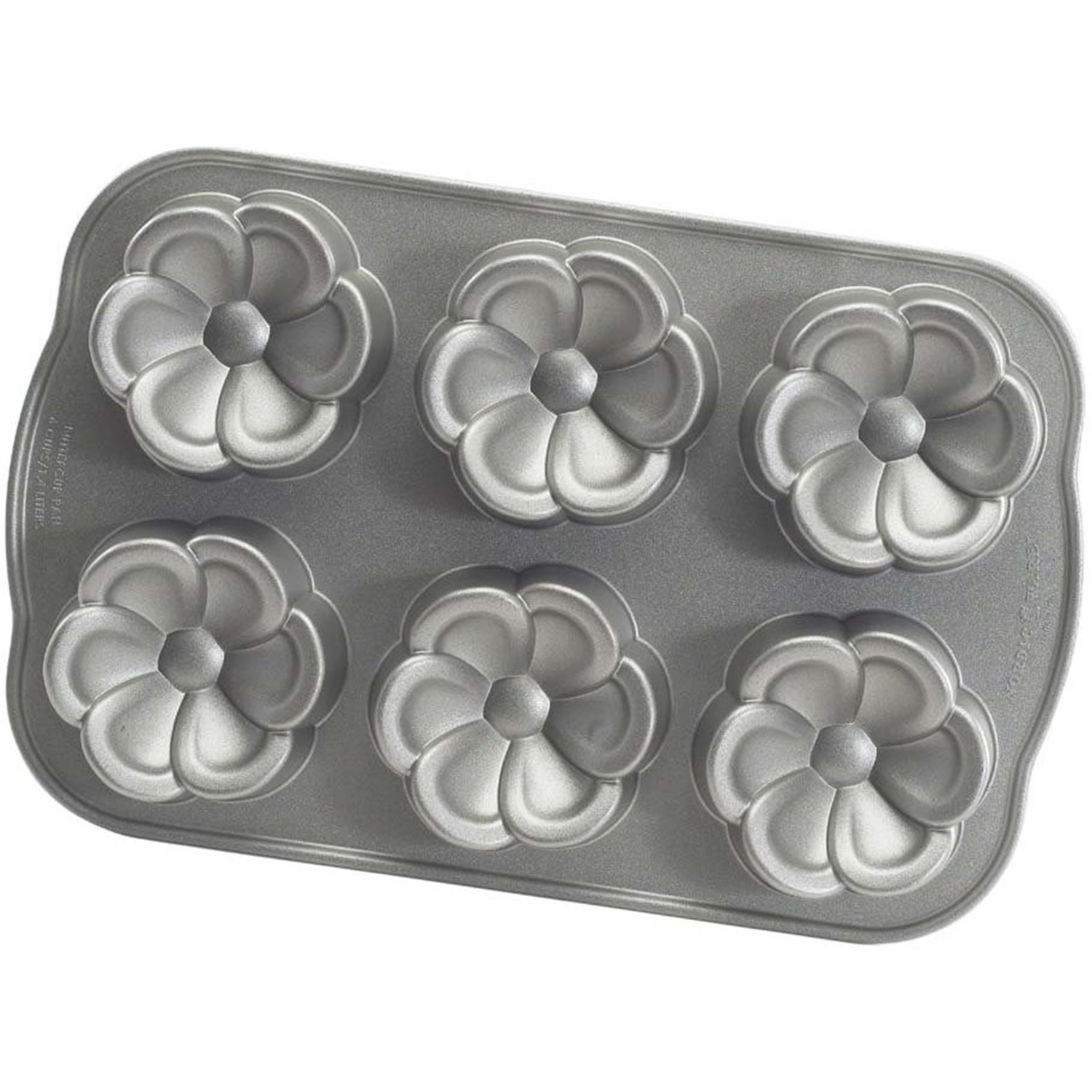 nordic-ware-buttercup-cakelet-bakvorm-6-vaks-zilver