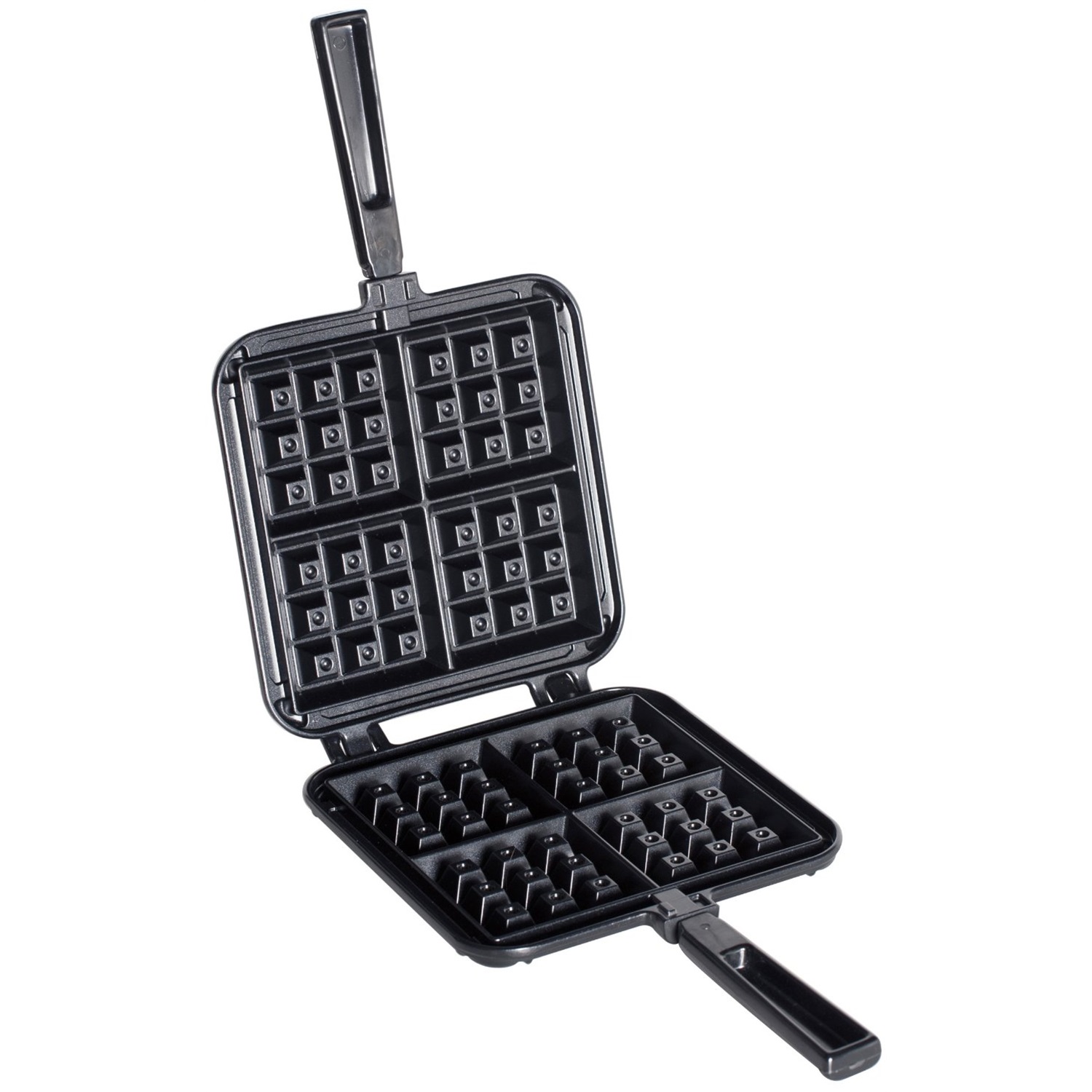 nordic ware original stovetop belgian wafelijzer 4 vaks