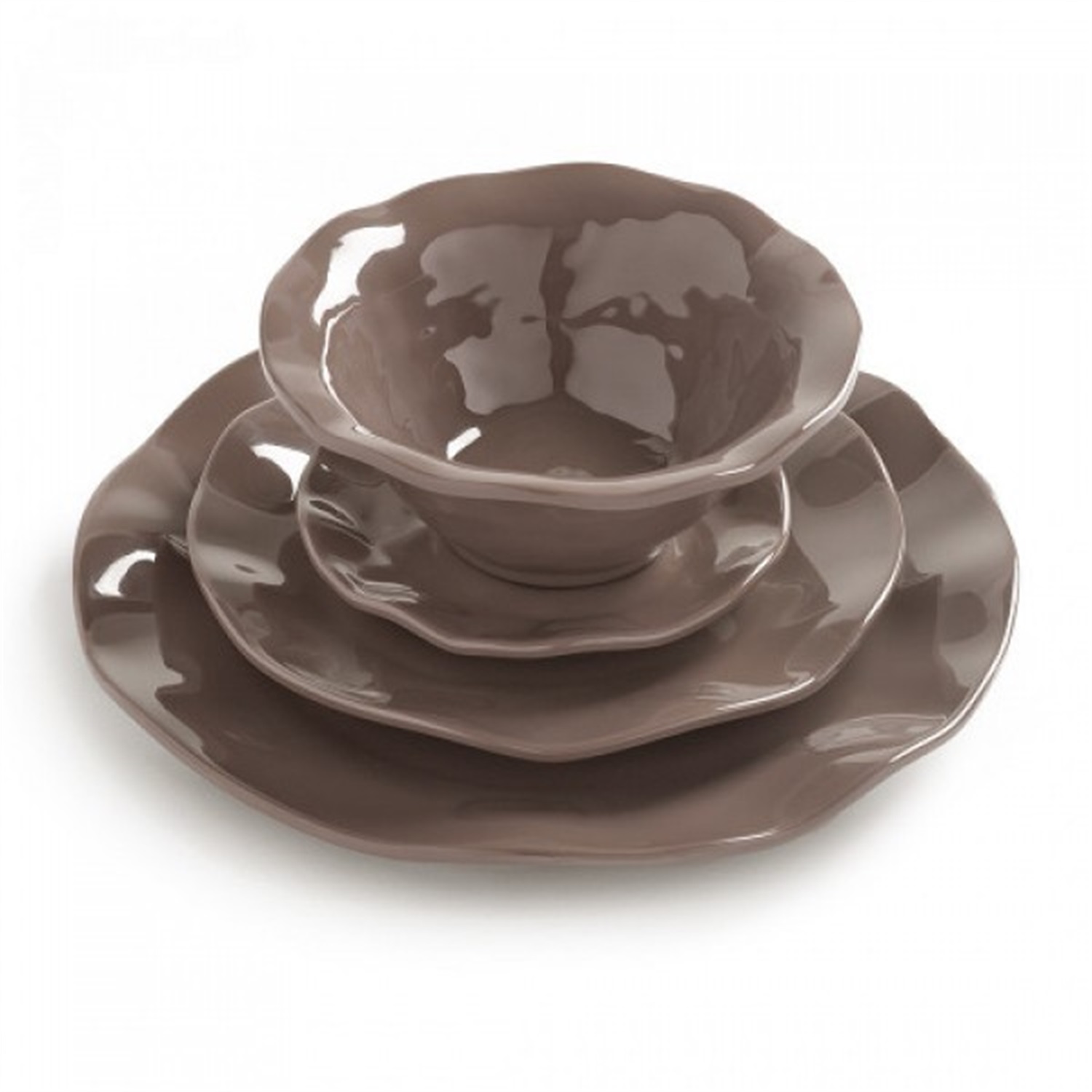 q-squared-nyc-ruffle-schaal-30cm-taupe