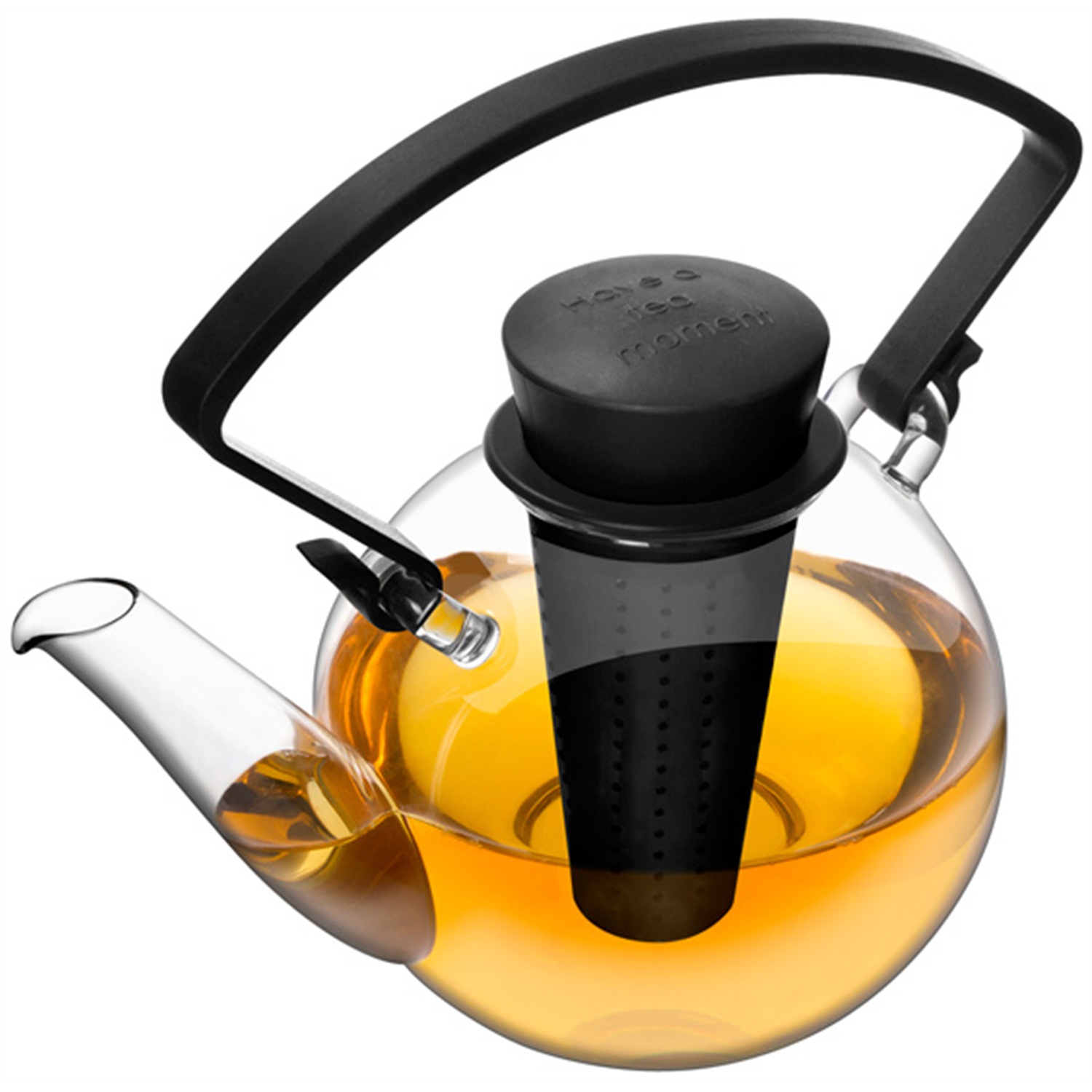 qdo theepot glas zwart
