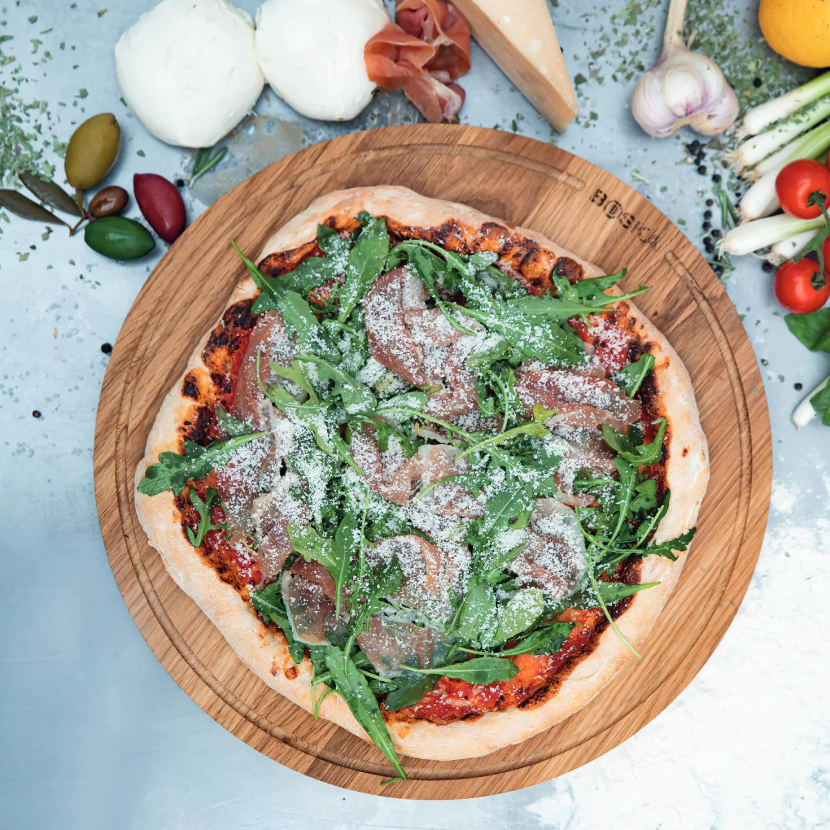 boska-pizzaplank-friends-l-34cm