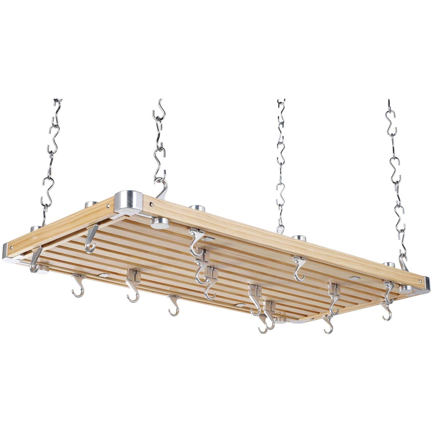 hahn classic plafondpannenrek 100x52cm naturel hout