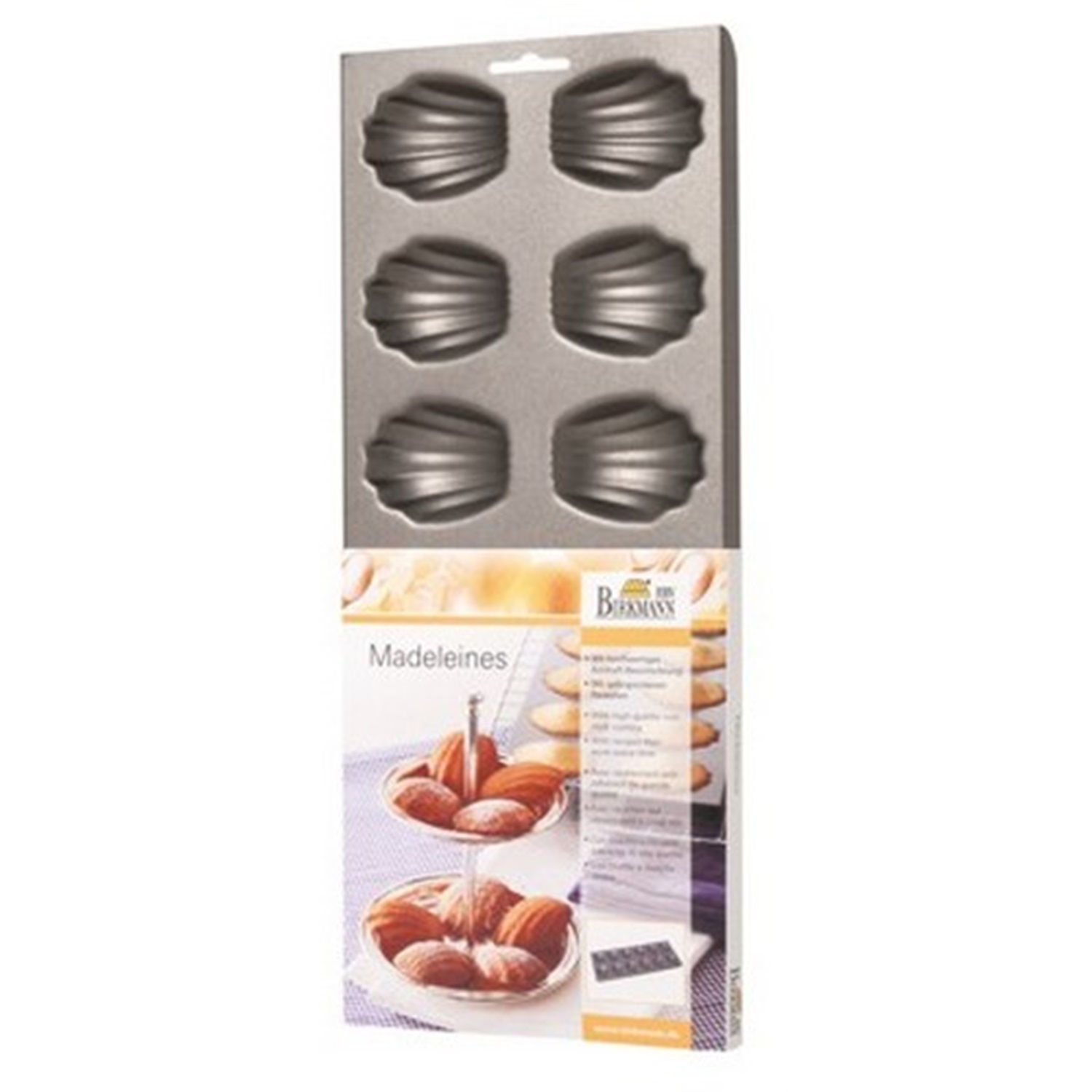 birkmann bears paw madeleinevorm 12 vaks