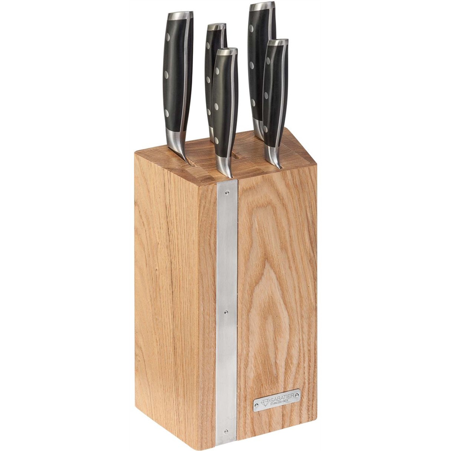 diamant sabatier integra messenblok inclusief messenset 6 delig