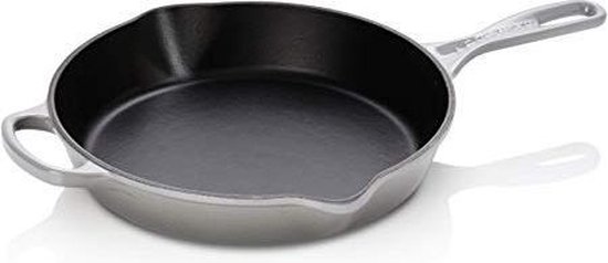 le creuset signature skillet hoog 26cm mist grey