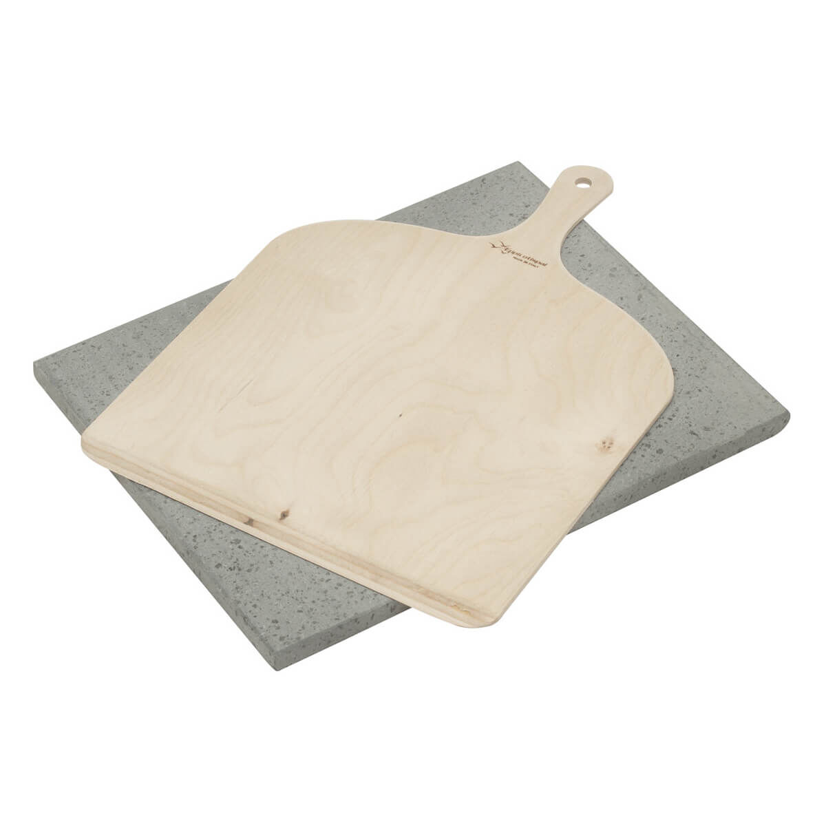 kookpunt eppicotispai etna pizzasteen set met houten schep