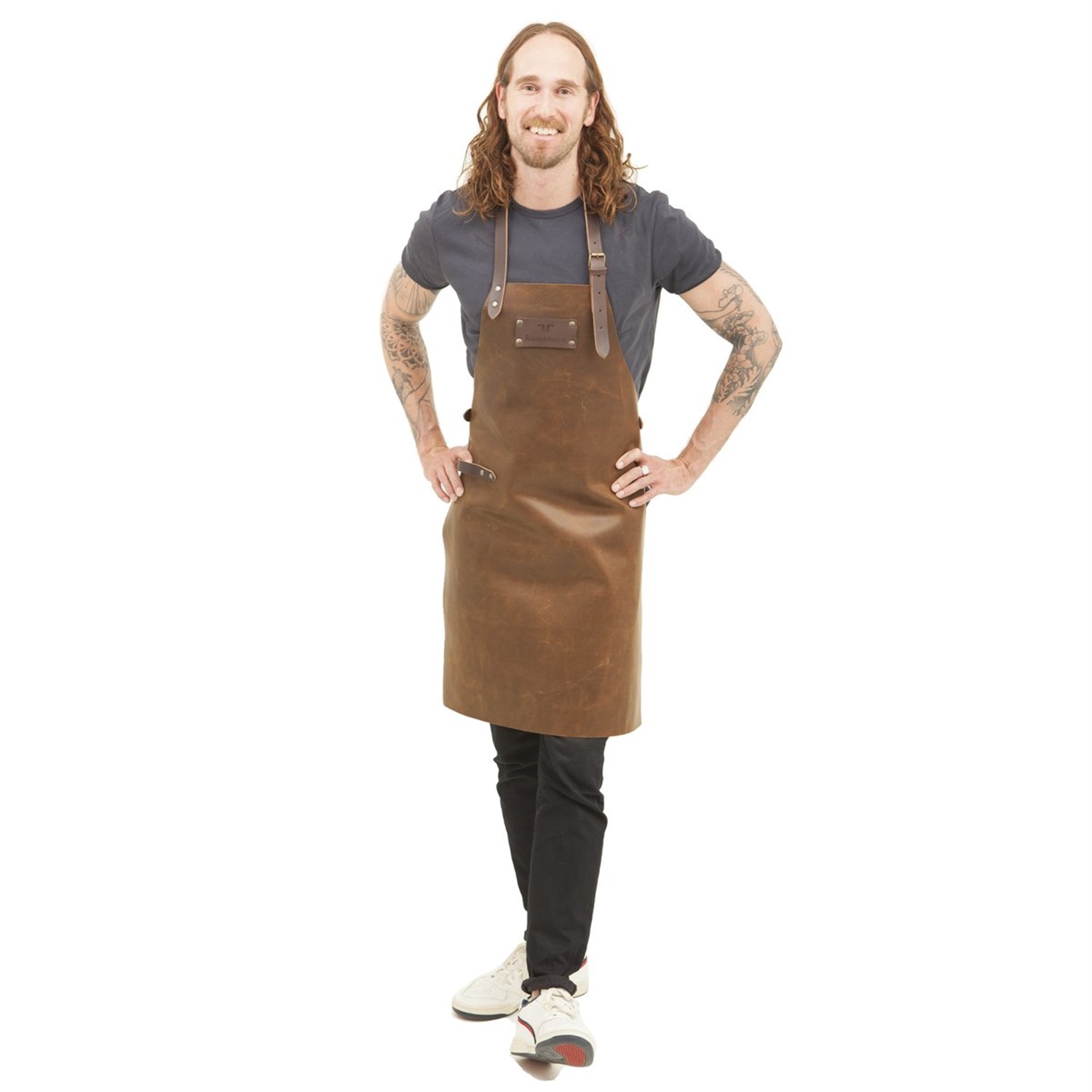 ramshorn-leren-schort-casual-lichtbruin