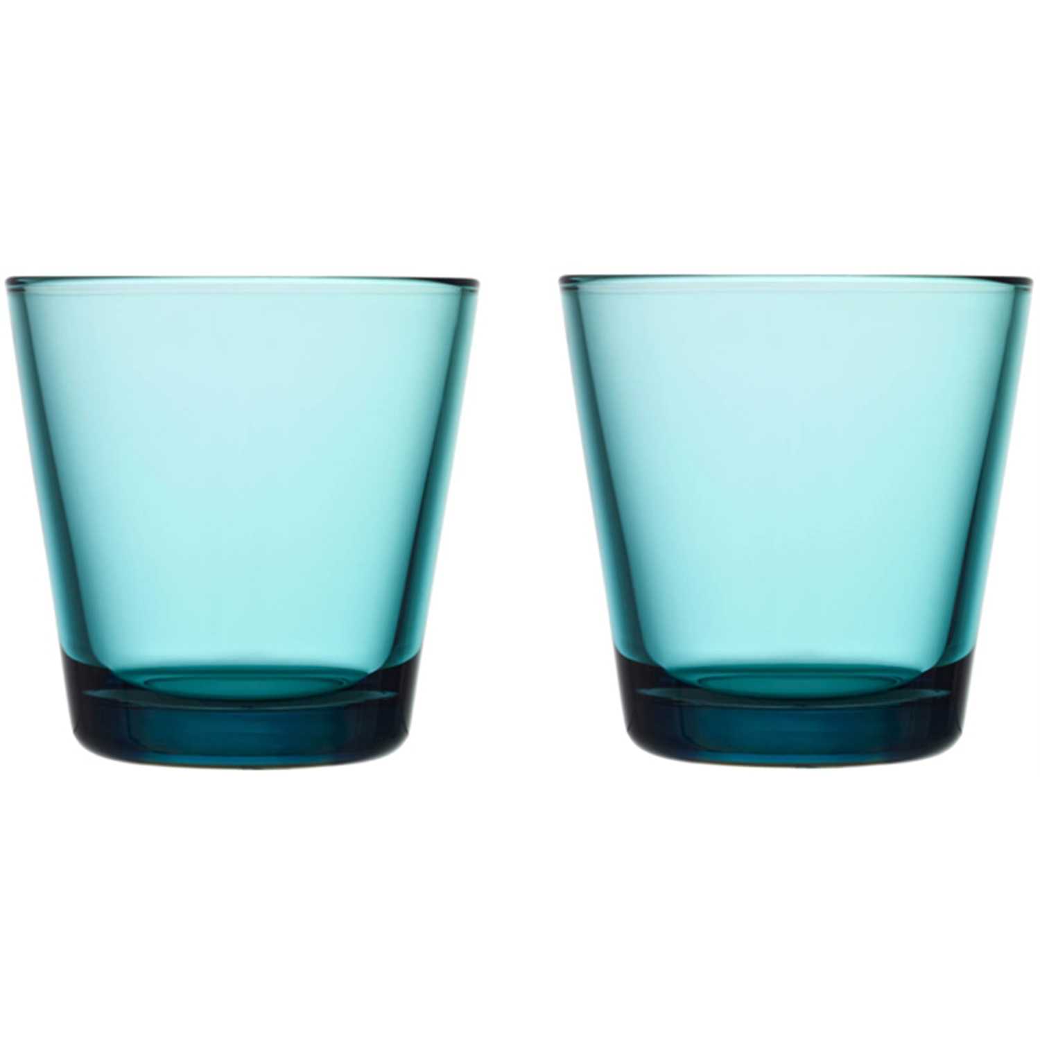 iittala kartio waterglazen 021l zeeblauw 2 stuks