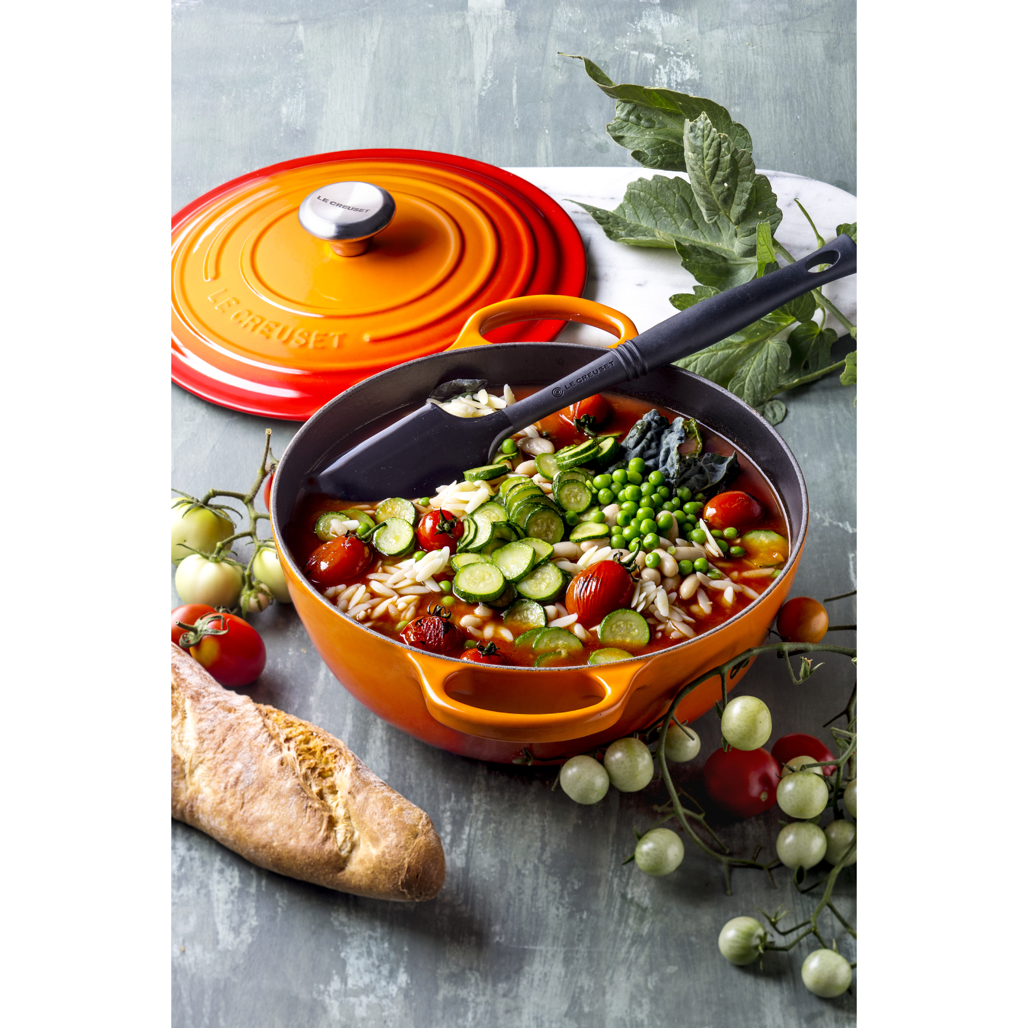 le-creuset-signature-marmite-braadpan-26cm-oranjerood