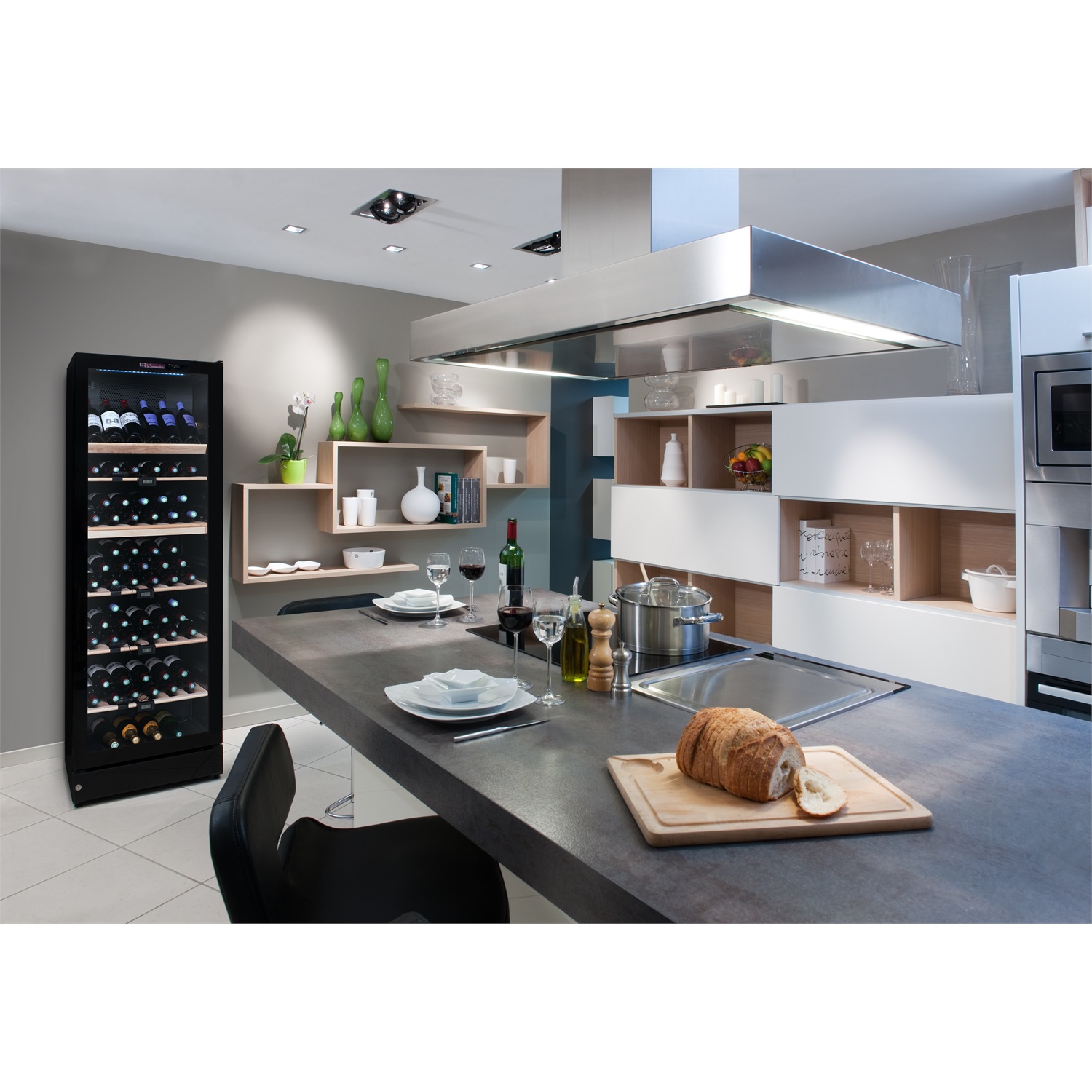 la-sommeliere-wijnkoelkast-vip195n-zwart