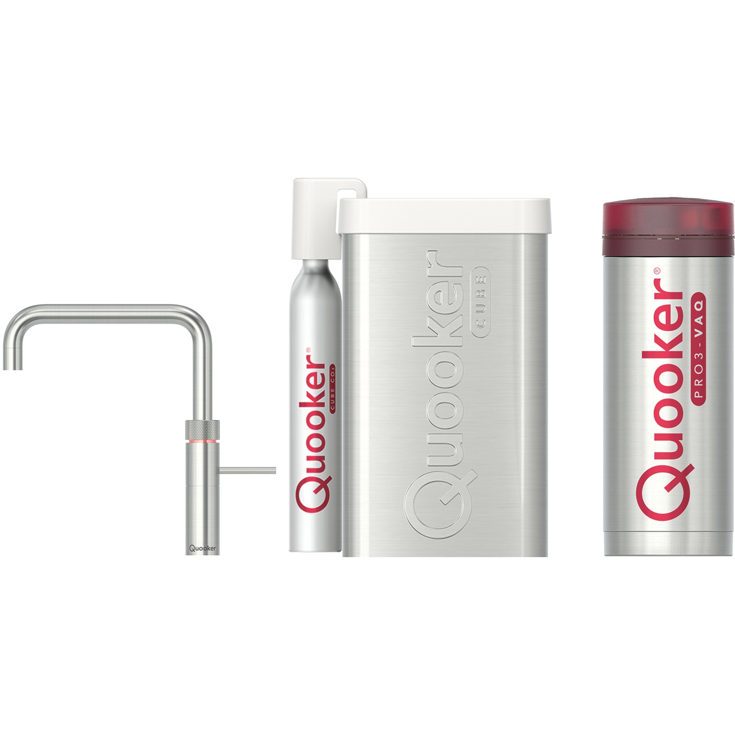 quooker fusion square kokendwaterkraan met pro3 vaq reservoir en cube 3fsrvs cube rvs
