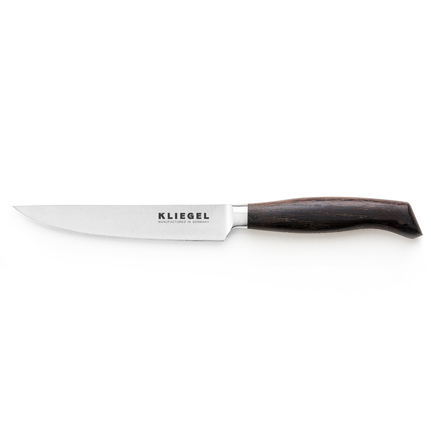 kliegel steakmes 12cm gerookt eikenhout